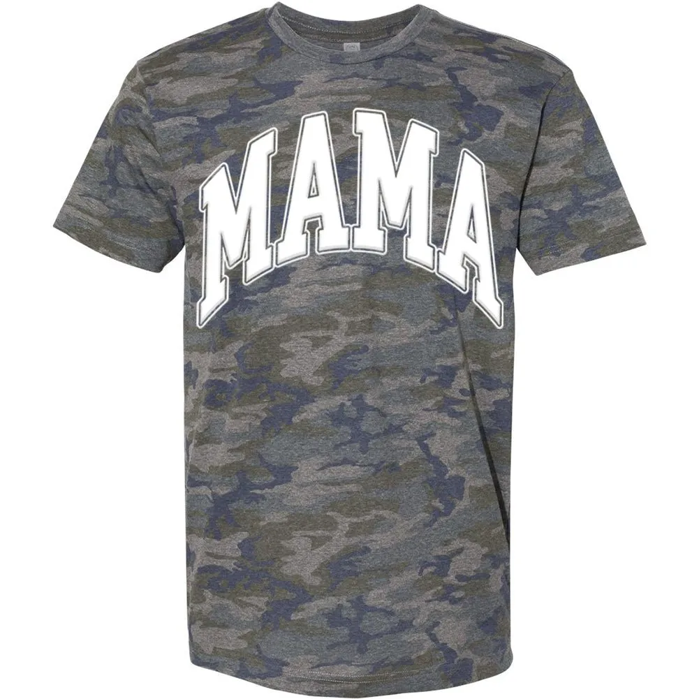 'Mama' PUFF Pattern T-Shirt