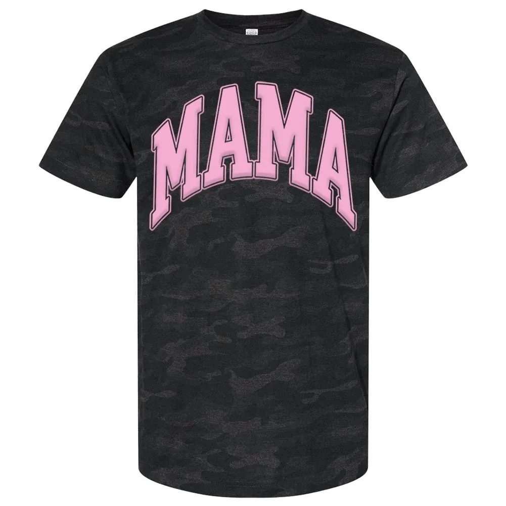 'Mama' PUFF Pattern T-Shirt