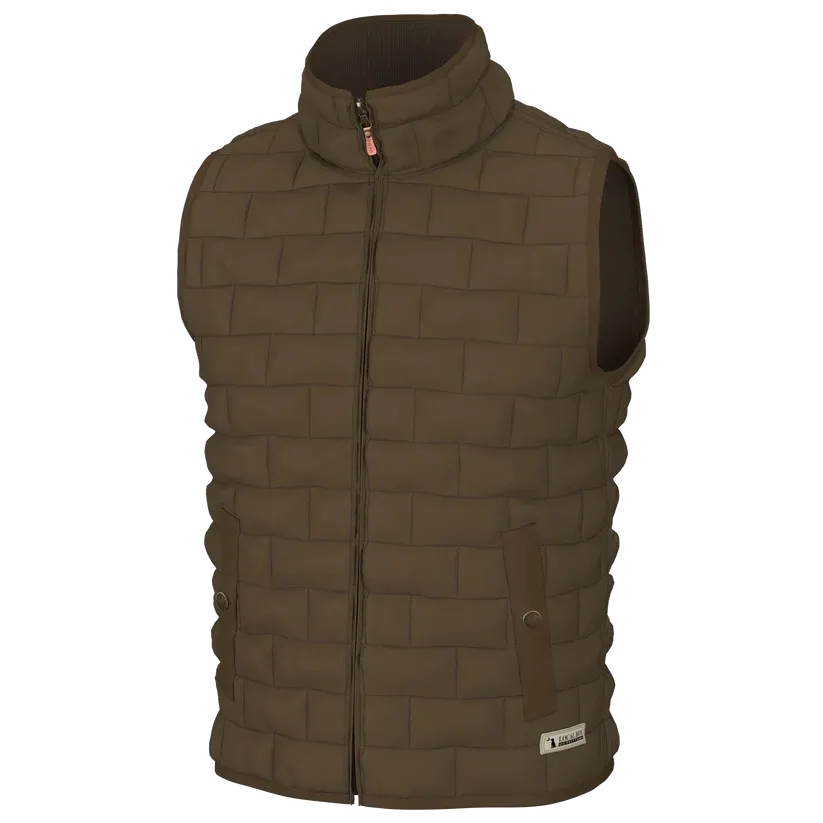 MEN'S BRICK QUILTED VEST