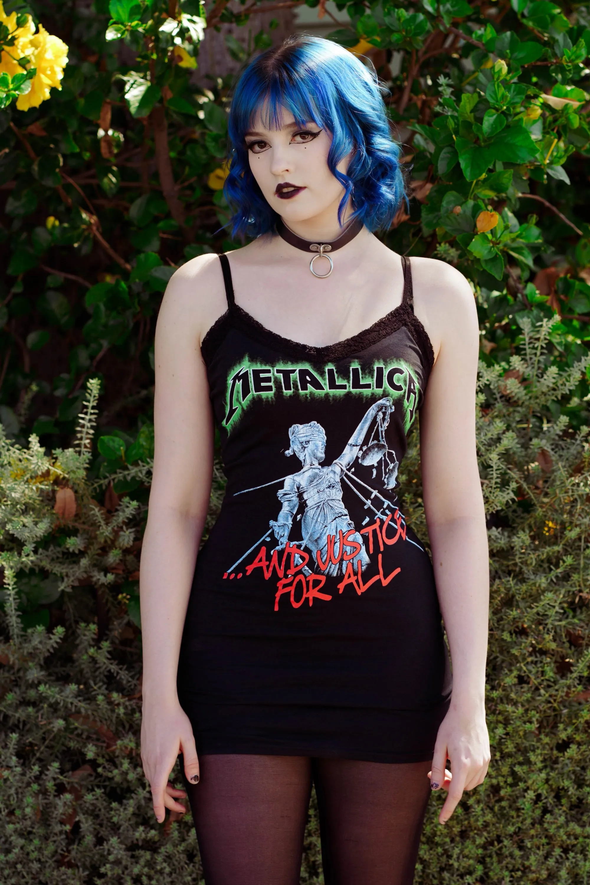 Metallica (And Justice for all) Lace Strap Dress