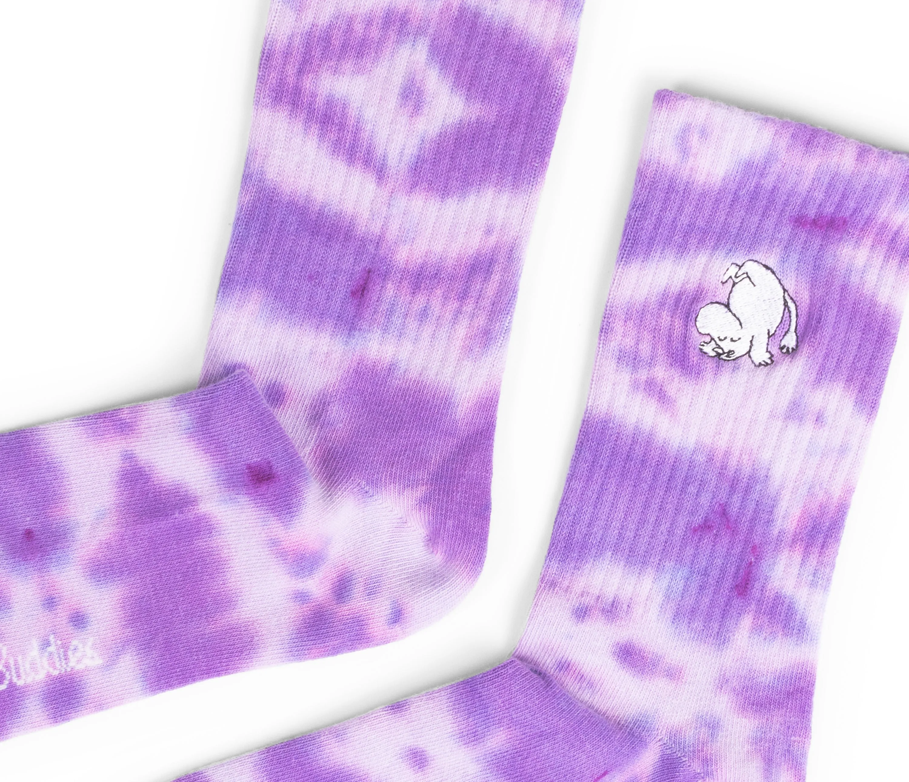 Moomintroll Tie Dye Ladies Socks - Purple