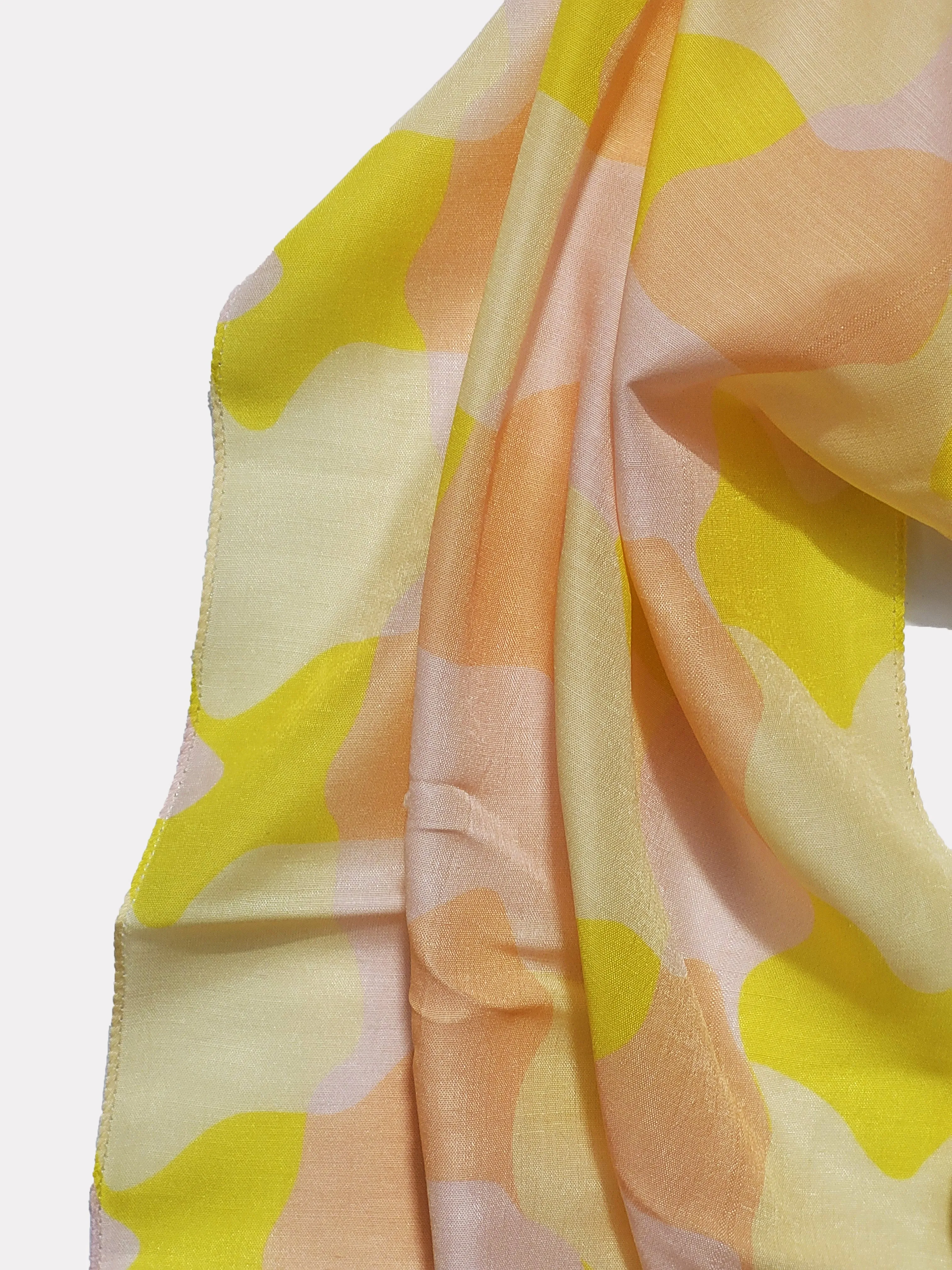 Multi Color Cotton Printed Scarf