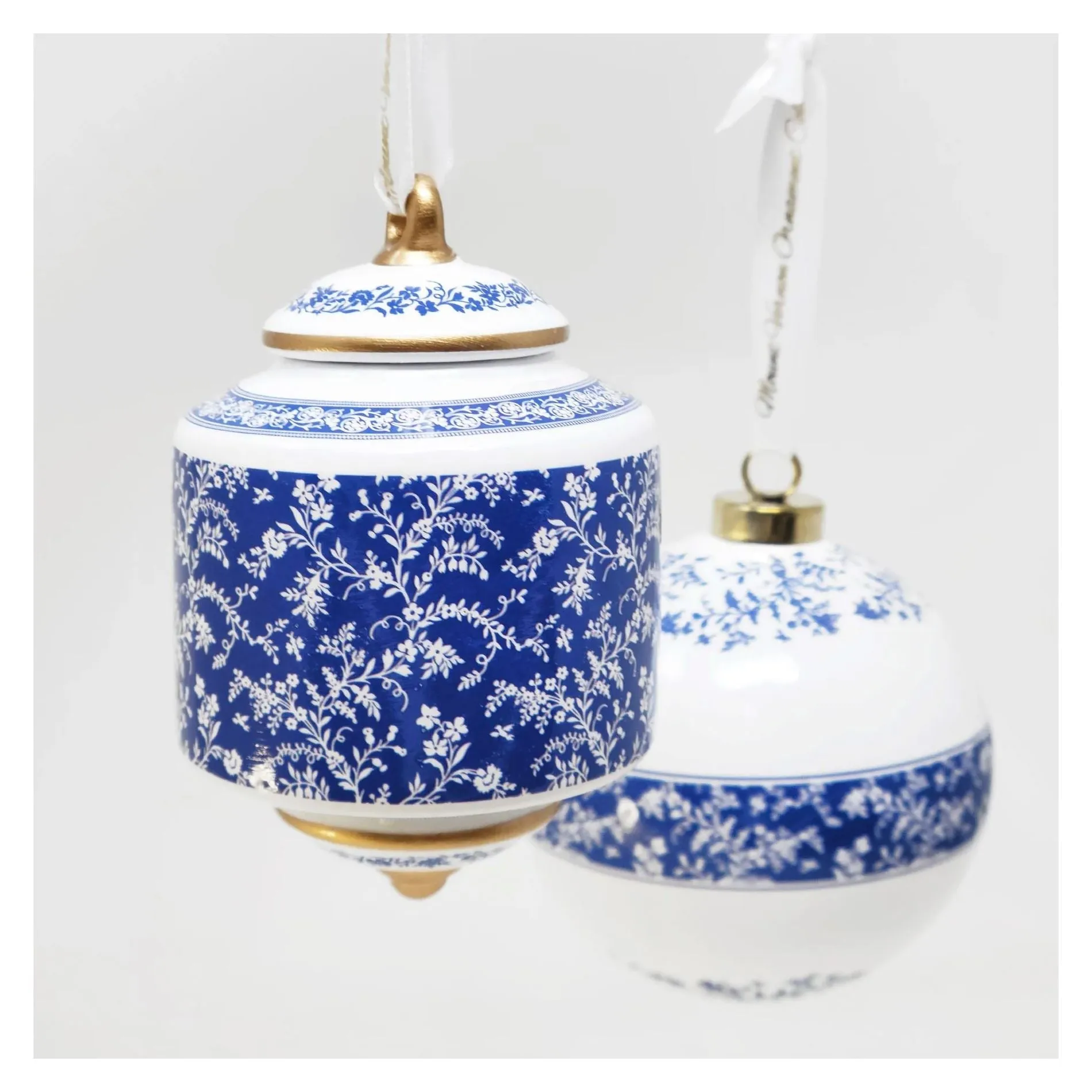 MV Ornament Collection - Porcelain Blue Room Ball