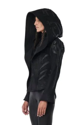 NASRANI WOMEN'S HOODED WOOL JACKET