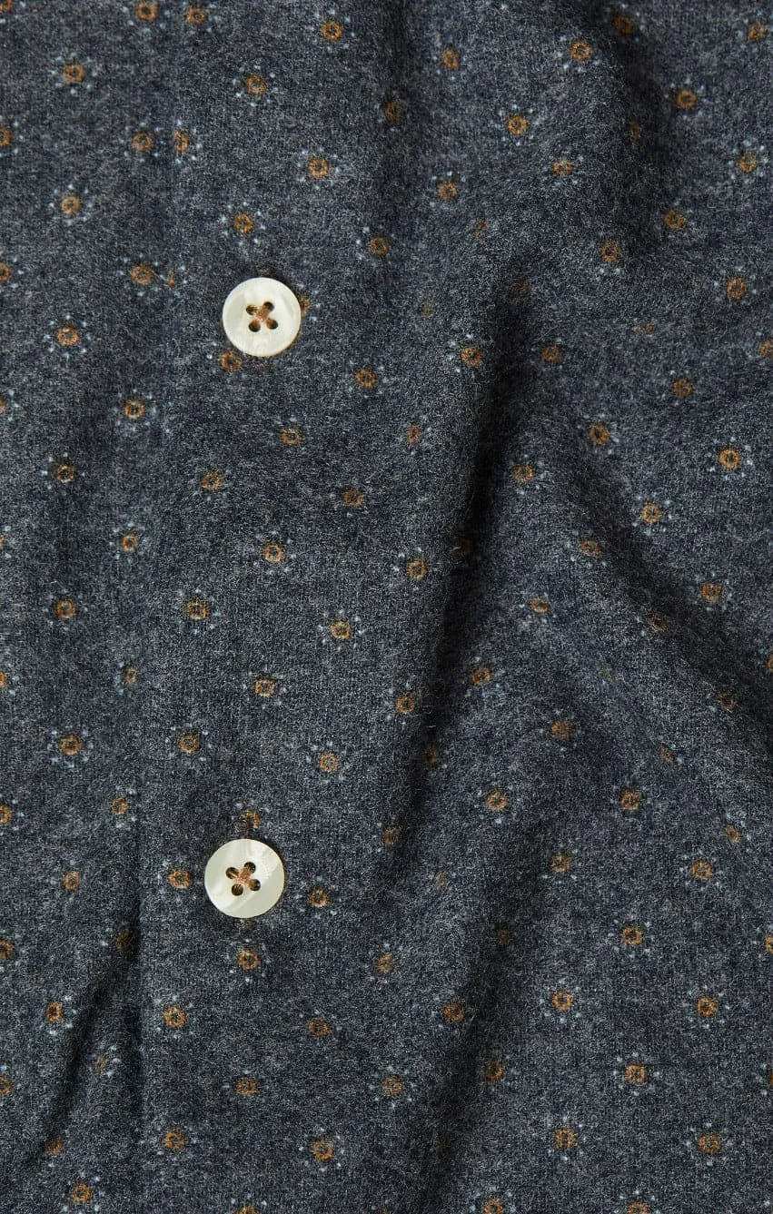 Navy Multi Dot Geo Jersey Shirt