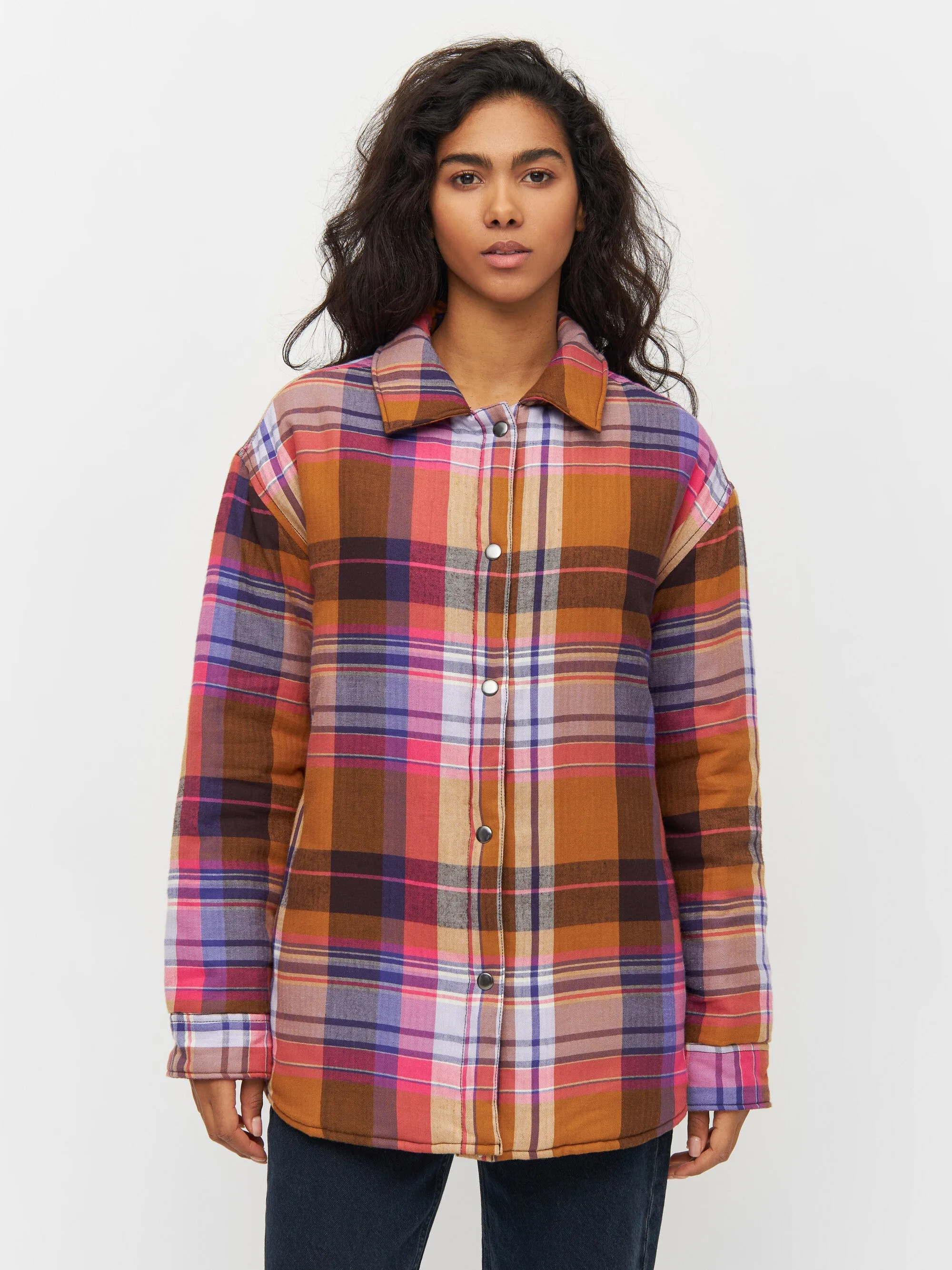 Oversize check overshirt - Multi check