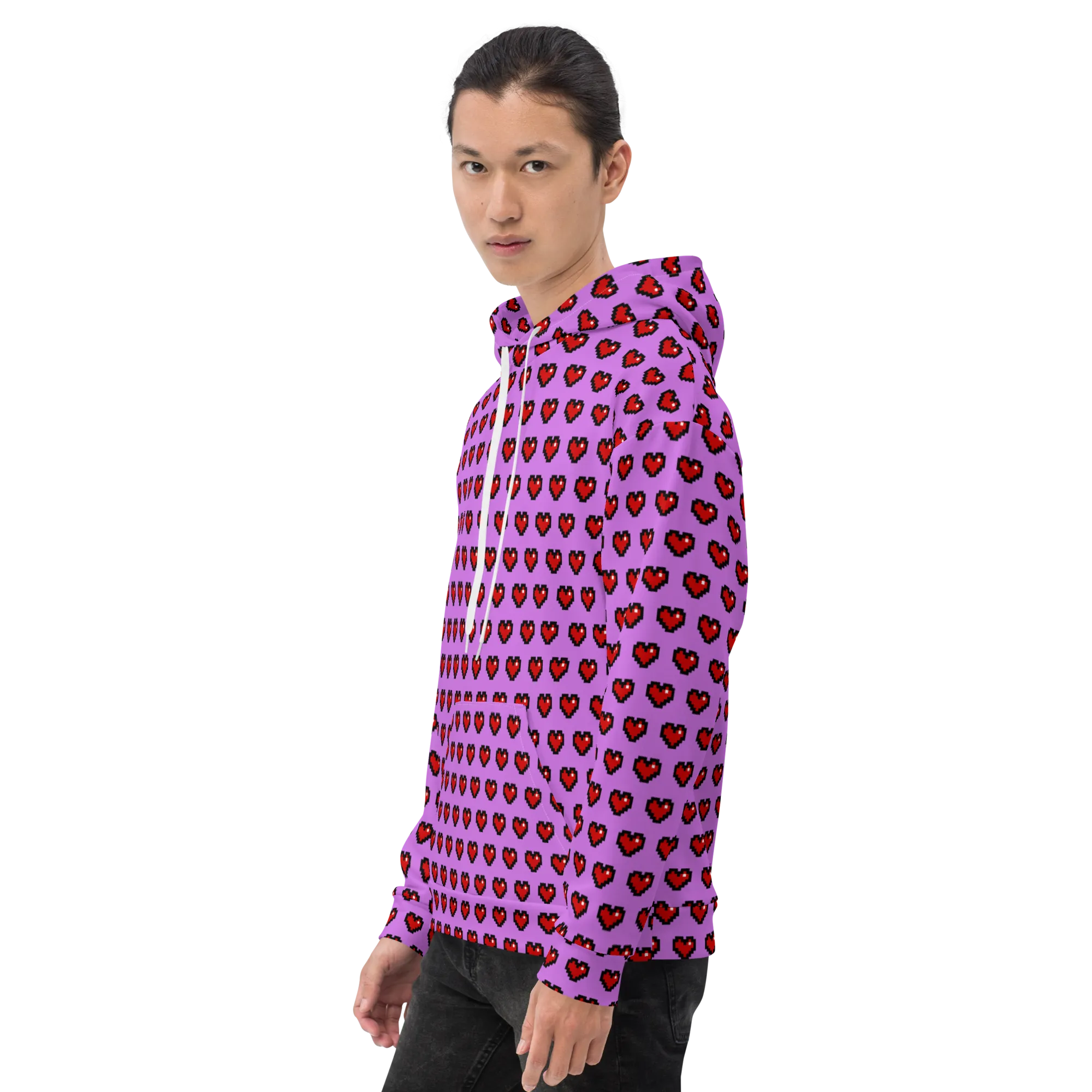 Pixel Hearts Hoodie (Adult XS-3XL)