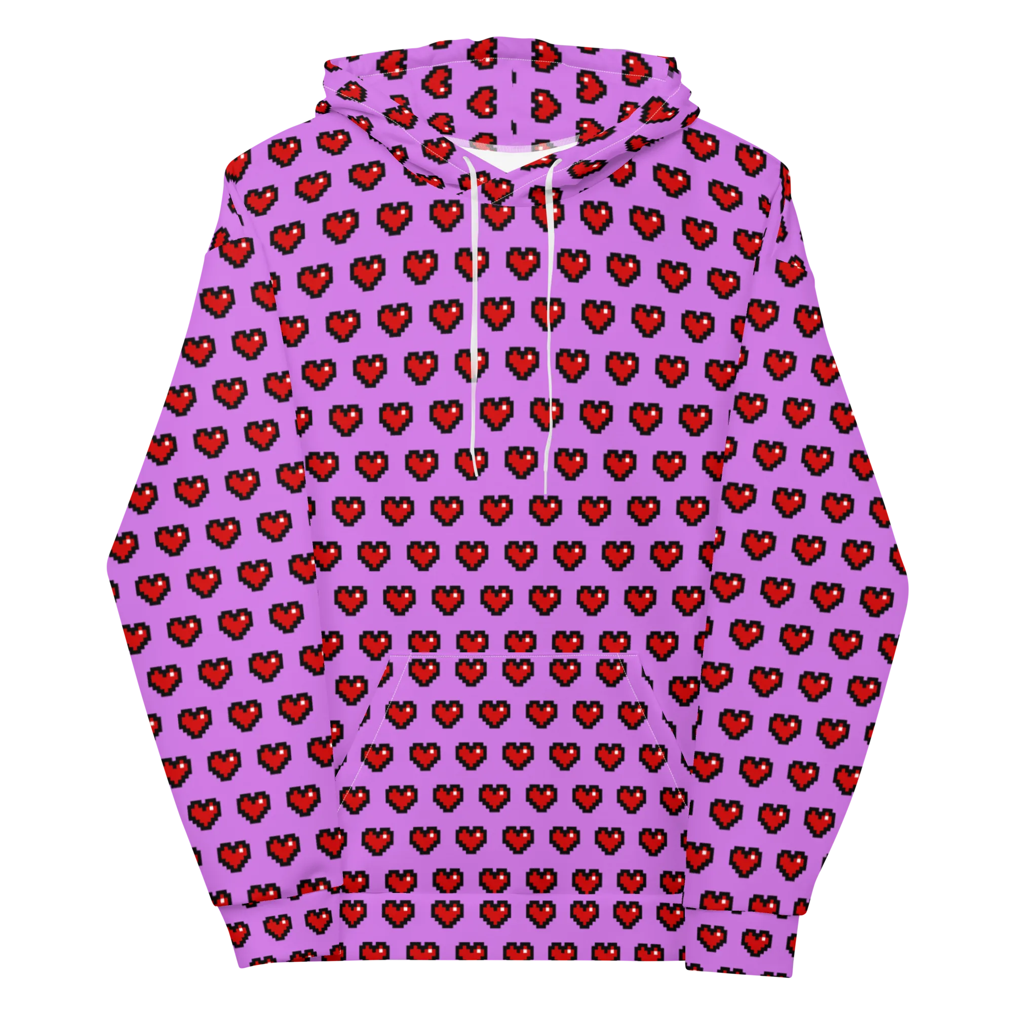 Pixel Hearts Hoodie (Adult XS-3XL)