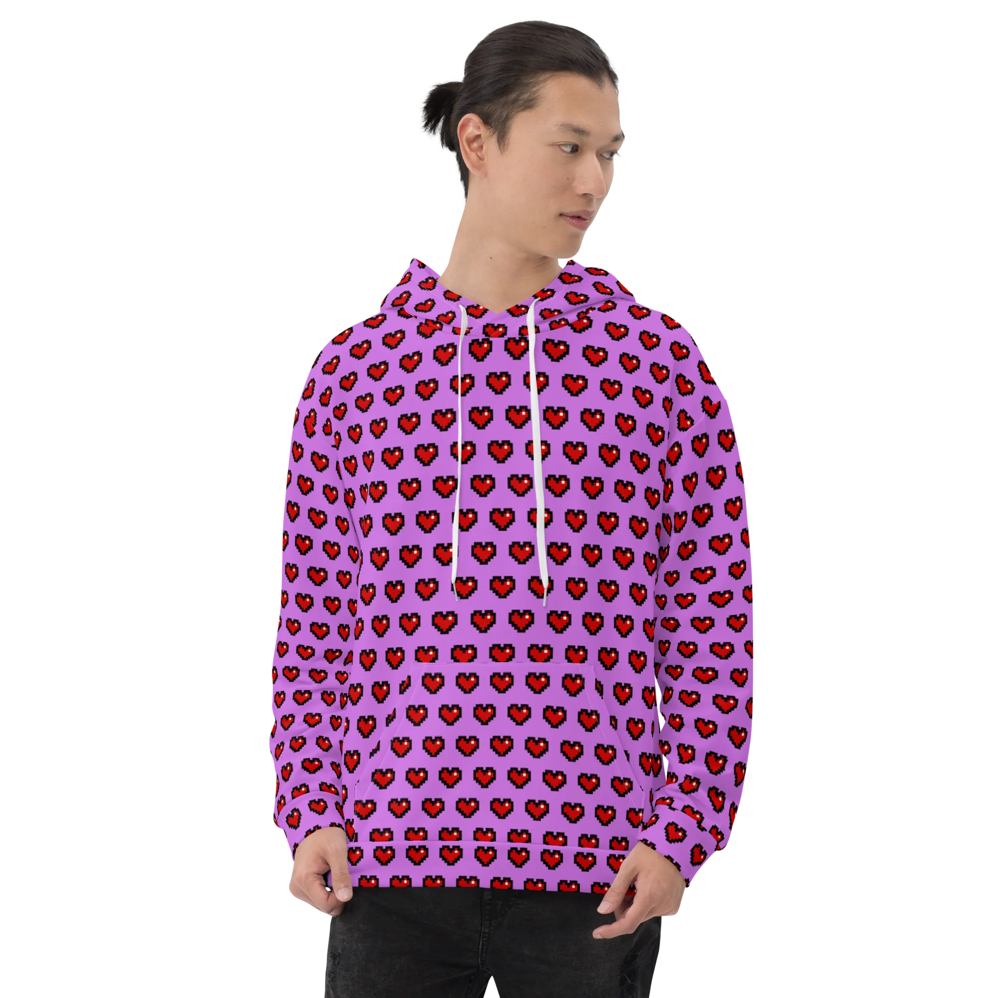 Pixel Hearts Hoodie (Adult XS-3XL)