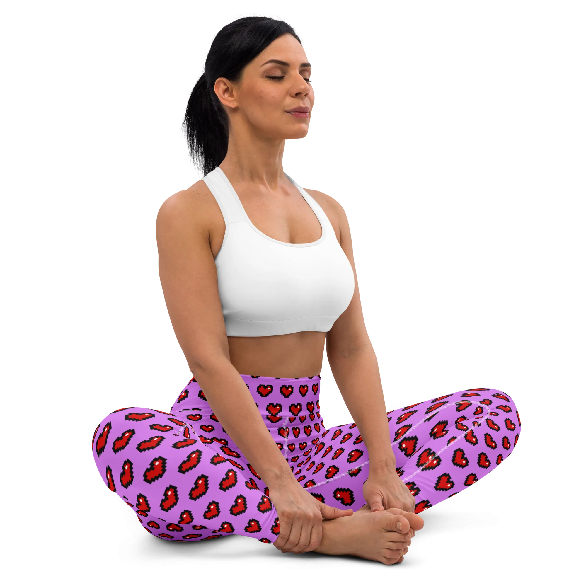 Pixel Hearts Leggings (Women's XS-XL)