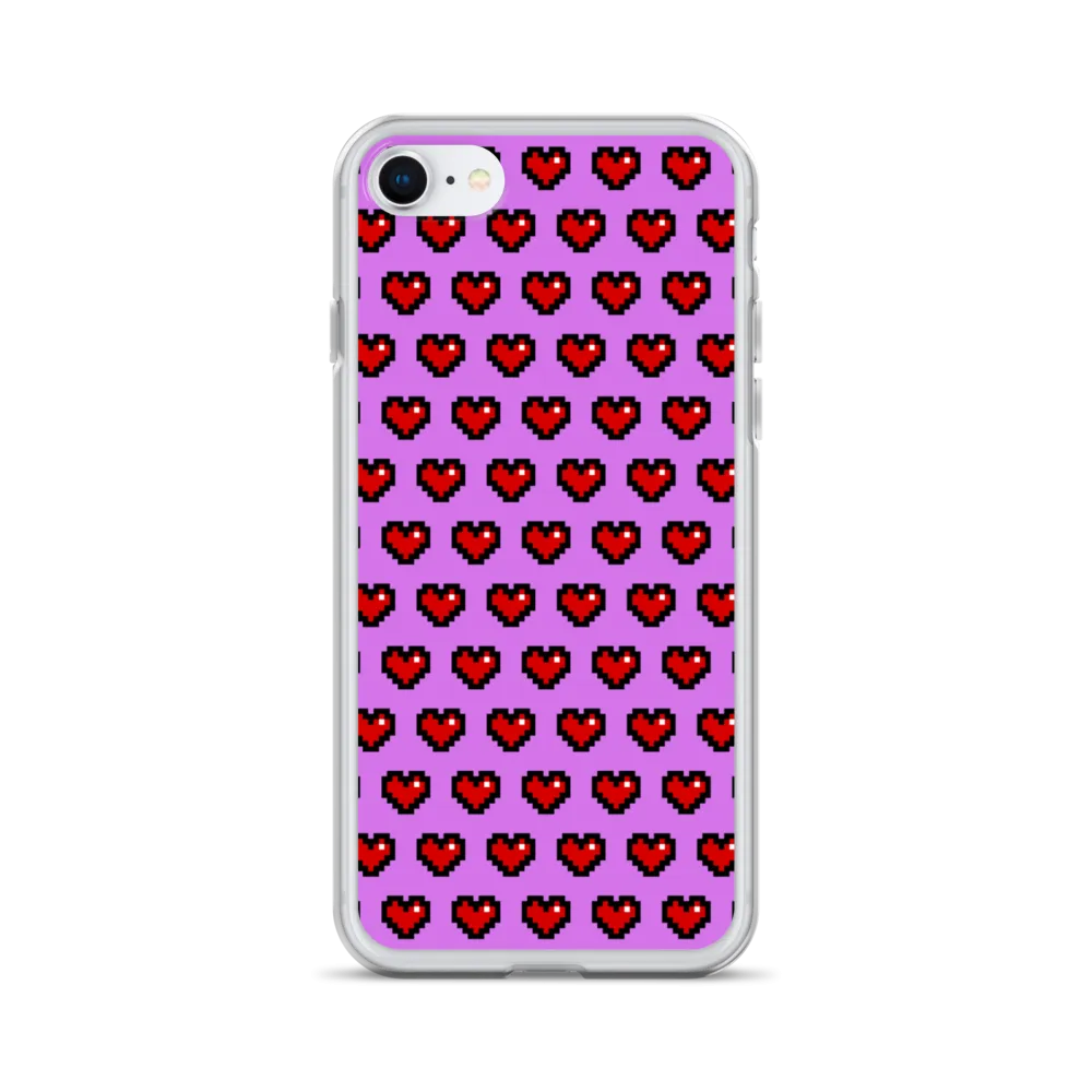 Pixel Hearts Phone Case (iPhone 7/7 Plus/8/8 Plus/X/XS/XS Max/XR/11/11 Pro/11 Pro Max/SE/12/12 Mini/12 Pro/12 Pro Max)