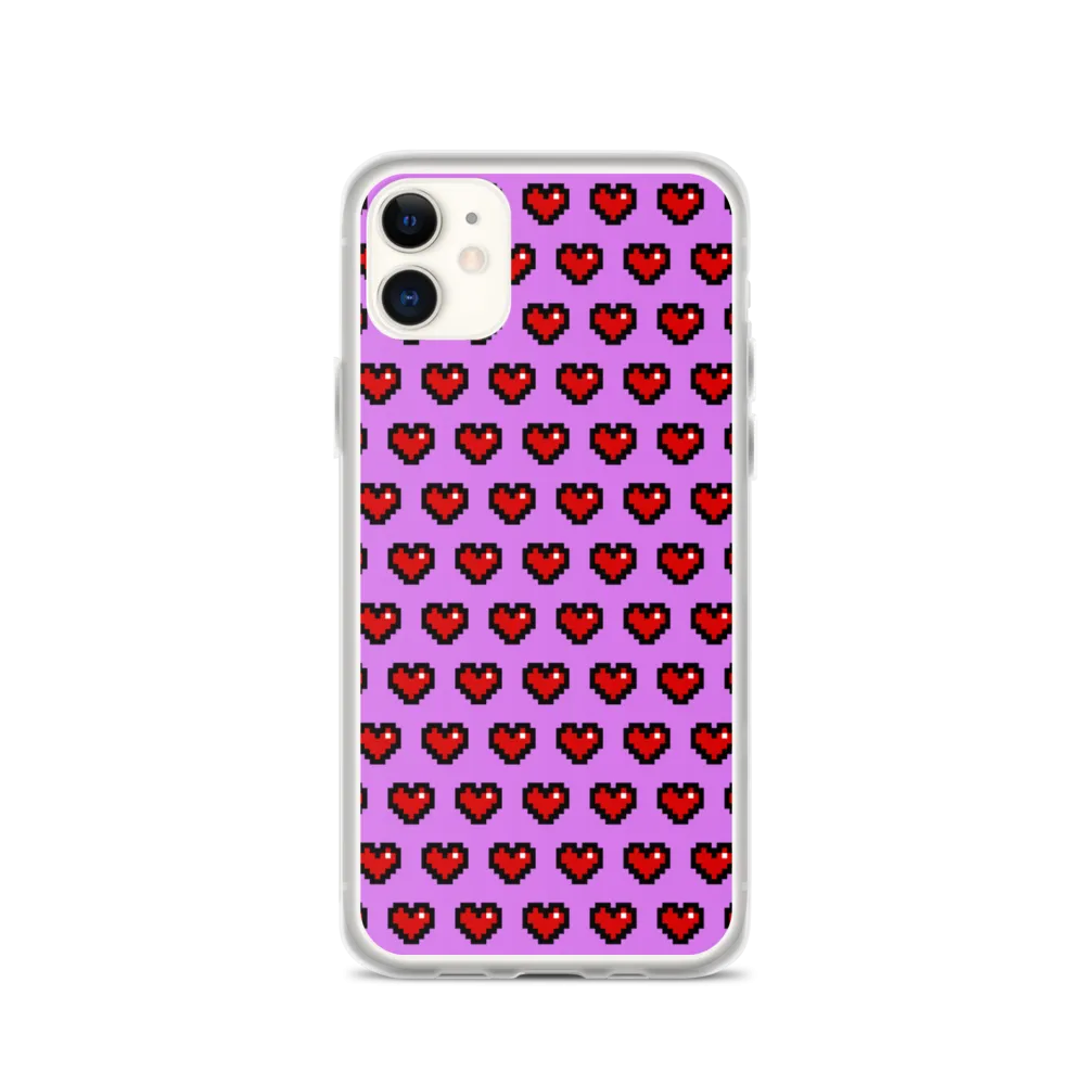 Pixel Hearts Phone Case (iPhone 7/7 Plus/8/8 Plus/X/XS/XS Max/XR/11/11 Pro/11 Pro Max/SE/12/12 Mini/12 Pro/12 Pro Max)