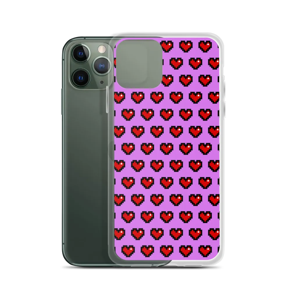 Pixel Hearts Phone Case (iPhone 7/7 Plus/8/8 Plus/X/XS/XS Max/XR/11/11 Pro/11 Pro Max/SE/12/12 Mini/12 Pro/12 Pro Max)