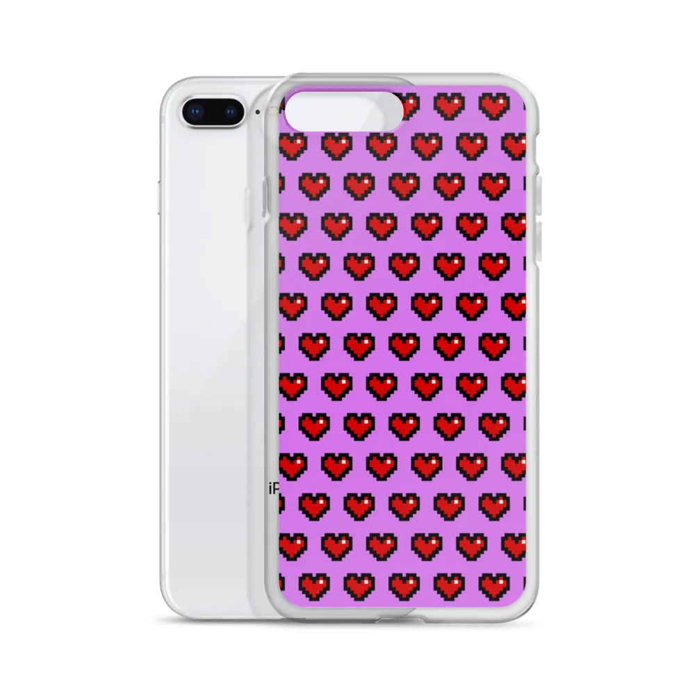 Pixel Hearts Phone Case (iPhone 7/7 Plus/8/8 Plus/X/XS/XS Max/XR/11/11 Pro/11 Pro Max/SE/12/12 Mini/12 Pro/12 Pro Max)