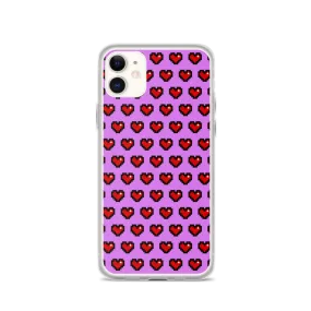 Pixel Hearts Phone Case (iPhone 7/7 Plus/8/8 Plus/X/XS/XS Max/XR/11/11 Pro/11 Pro Max/SE/12/12 Mini/12 Pro/12 Pro Max)