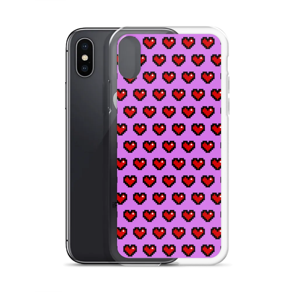 Pixel Hearts Phone Case (iPhone 7/7 Plus/8/8 Plus/X/XS/XS Max/XR/11/11 Pro/11 Pro Max/SE/12/12 Mini/12 Pro/12 Pro Max)