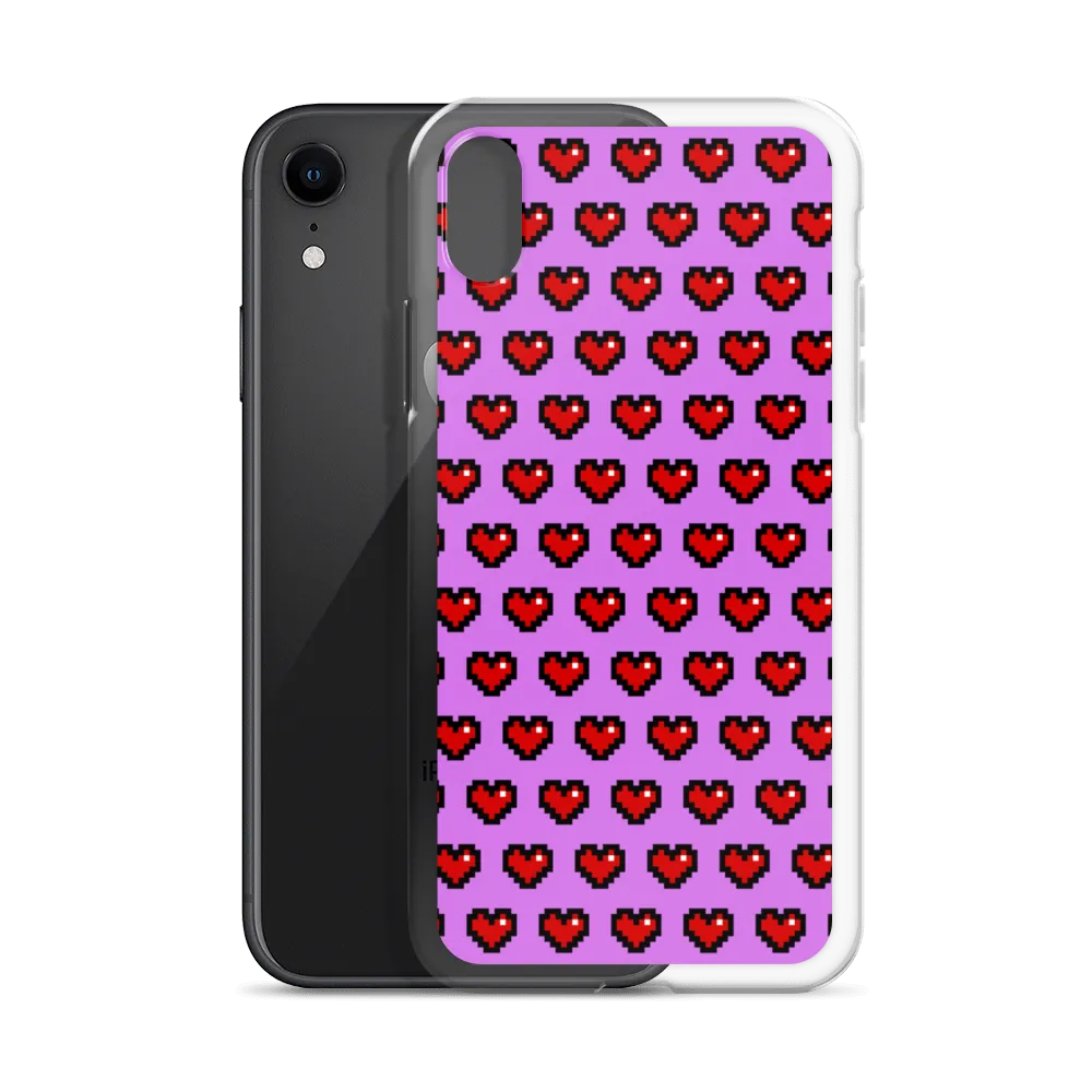 Pixel Hearts Phone Case (iPhone 7/7 Plus/8/8 Plus/X/XS/XS Max/XR/11/11 Pro/11 Pro Max/SE/12/12 Mini/12 Pro/12 Pro Max)