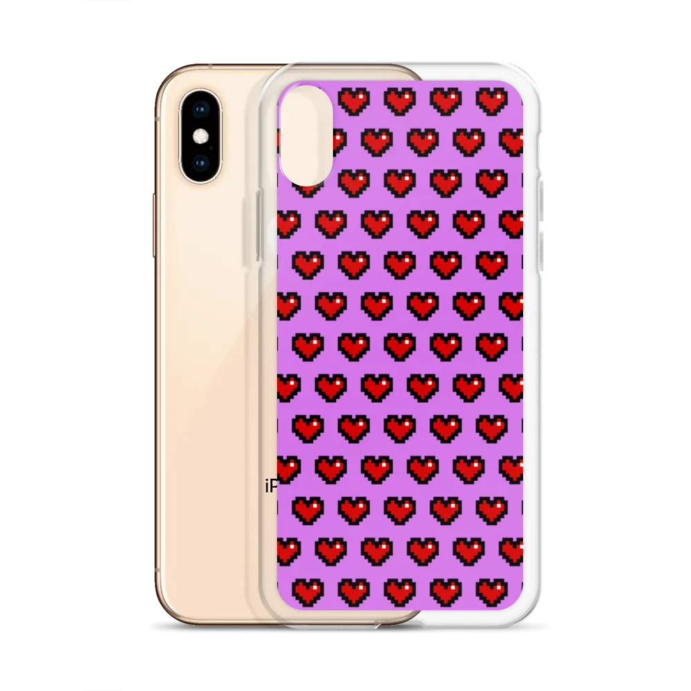 Pixel Hearts Phone Case (iPhone 7/7 Plus/8/8 Plus/X/XS/XS Max/XR/11/11 Pro/11 Pro Max/SE/12/12 Mini/12 Pro/12 Pro Max)