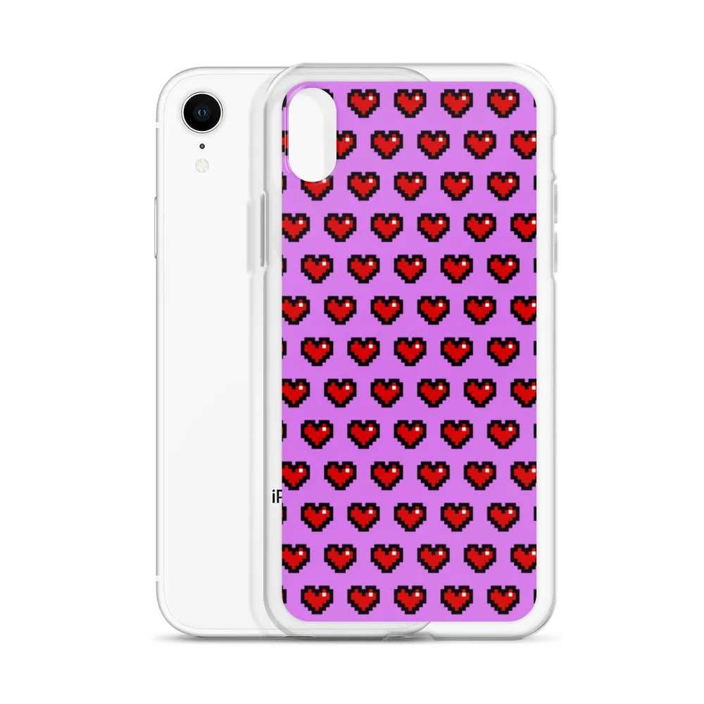 Pixel Hearts Phone Case (iPhone 7/7 Plus/8/8 Plus/X/XS/XS Max/XR/11/11 Pro/11 Pro Max/SE/12/12 Mini/12 Pro/12 Pro Max)