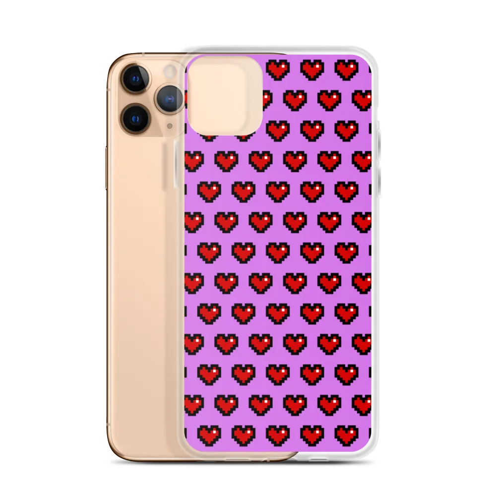 Pixel Hearts Phone Case (iPhone 7/7 Plus/8/8 Plus/X/XS/XS Max/XR/11/11 Pro/11 Pro Max/SE/12/12 Mini/12 Pro/12 Pro Max)