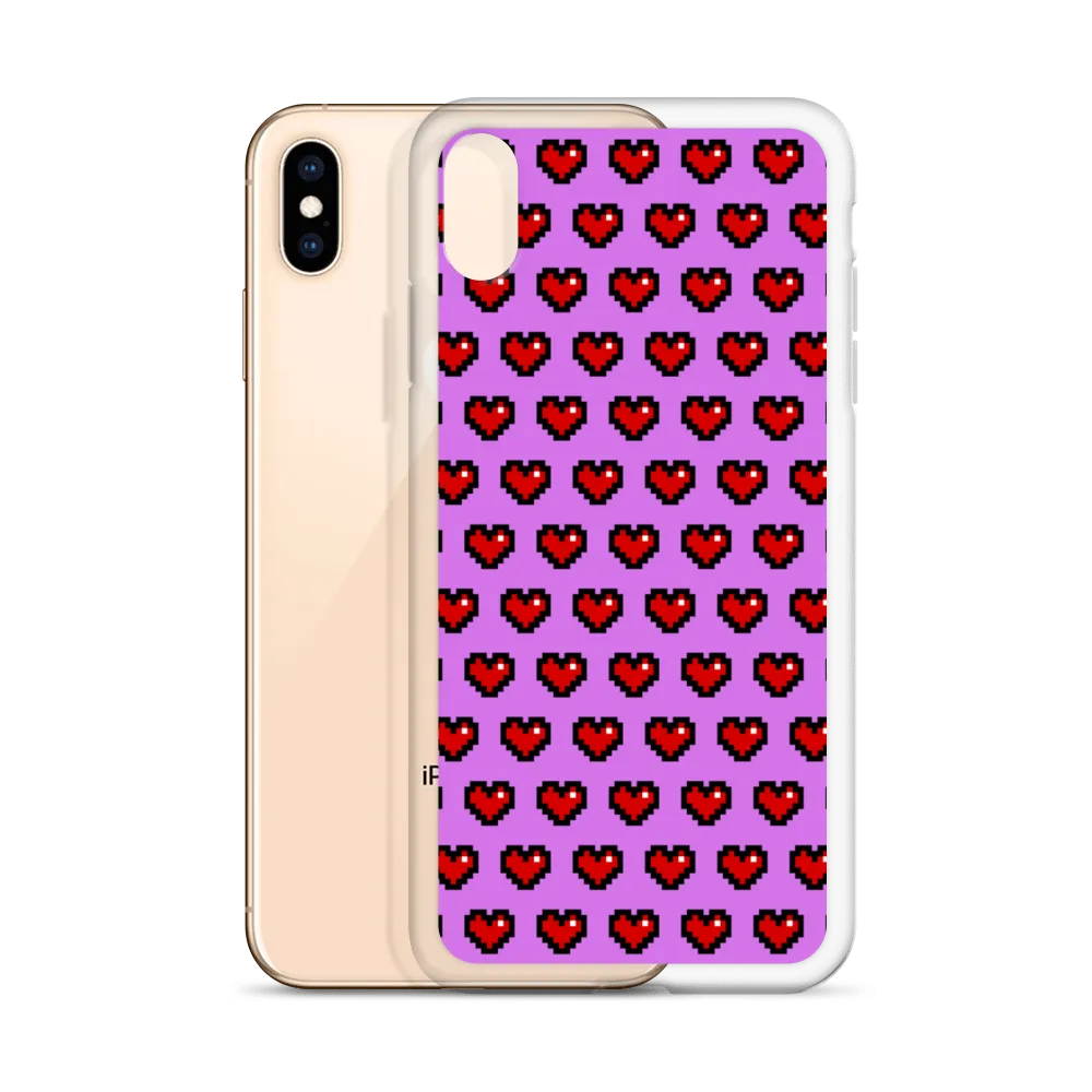 Pixel Hearts Phone Case (iPhone 7/7 Plus/8/8 Plus/X/XS/XS Max/XR/11/11 Pro/11 Pro Max/SE/12/12 Mini/12 Pro/12 Pro Max)