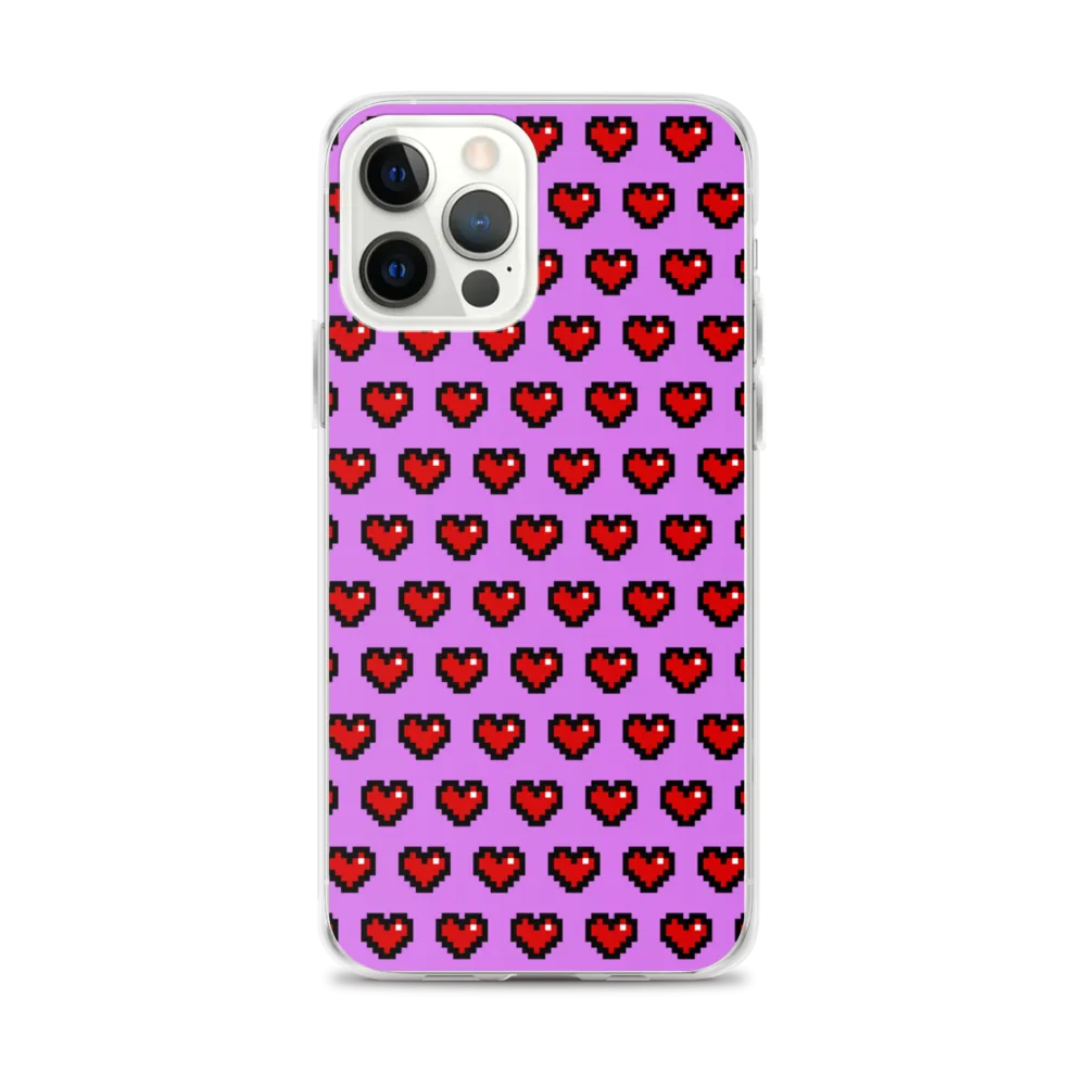 Pixel Hearts Phone Case (iPhone 7/7 Plus/8/8 Plus/X/XS/XS Max/XR/11/11 Pro/11 Pro Max/SE/12/12 Mini/12 Pro/12 Pro Max)