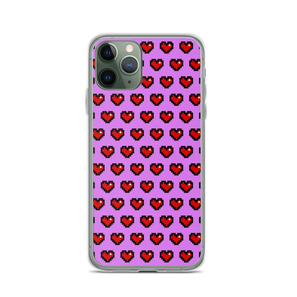 Pixel Hearts Phone Case (iPhone 7/7 Plus/8/8 Plus/X/XS/XS Max/XR/11/11 Pro/11 Pro Max/SE/12/12 Mini/12 Pro/12 Pro Max)