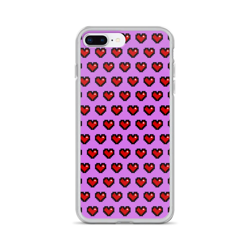 Pixel Hearts Phone Case (iPhone 7/7 Plus/8/8 Plus/X/XS/XS Max/XR/11/11 Pro/11 Pro Max/SE/12/12 Mini/12 Pro/12 Pro Max)