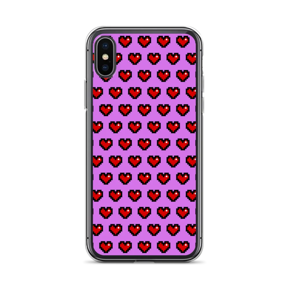 Pixel Hearts Phone Case (iPhone 7/7 Plus/8/8 Plus/X/XS/XS Max/XR/11/11 Pro/11 Pro Max/SE/12/12 Mini/12 Pro/12 Pro Max)