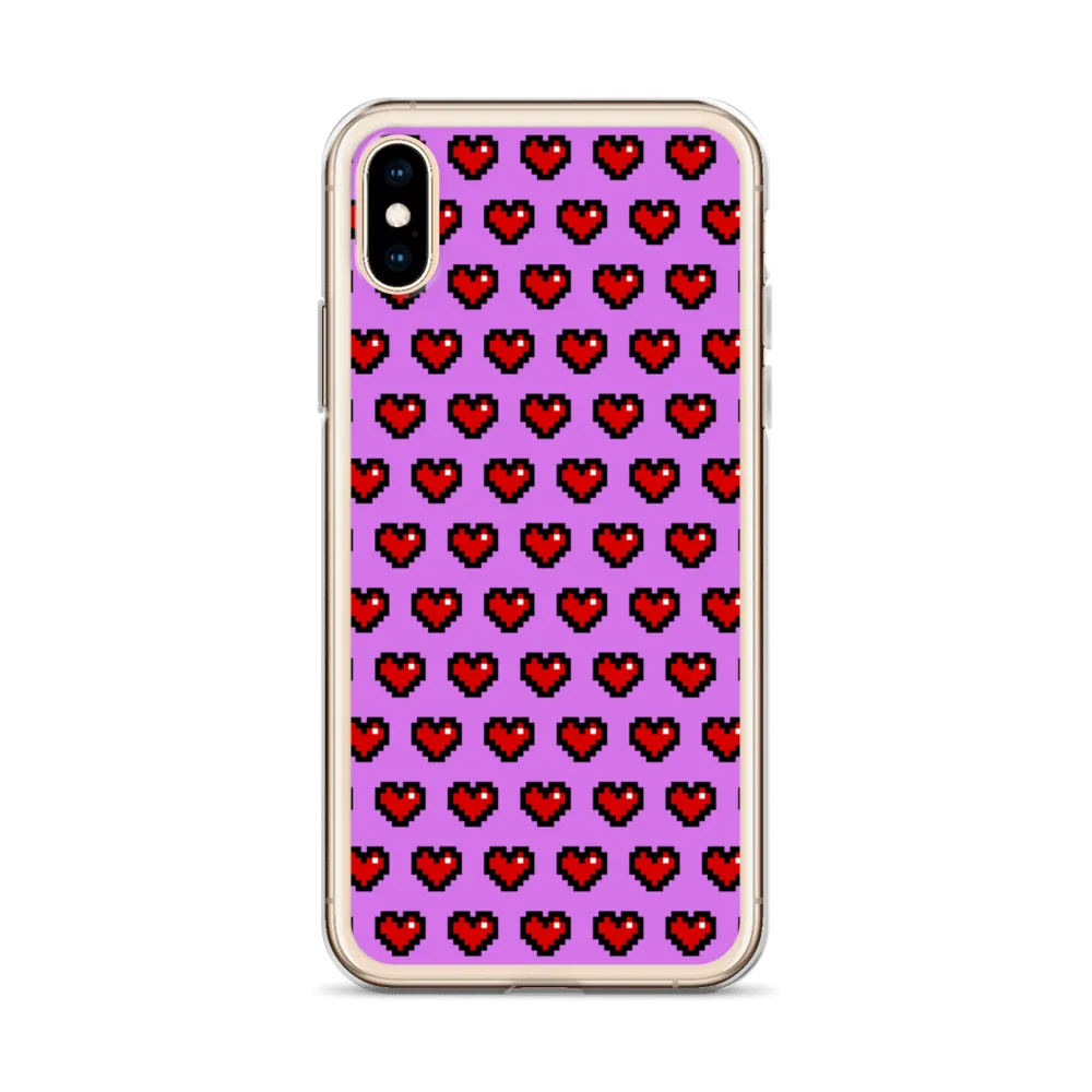 Pixel Hearts Phone Case (iPhone 7/7 Plus/8/8 Plus/X/XS/XS Max/XR/11/11 Pro/11 Pro Max/SE/12/12 Mini/12 Pro/12 Pro Max)