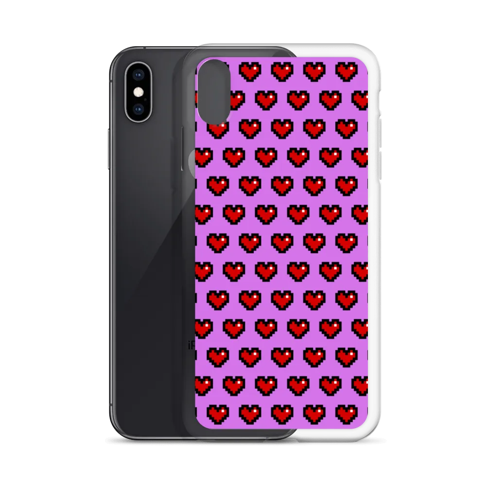 Pixel Hearts Phone Case (iPhone 7/7 Plus/8/8 Plus/X/XS/XS Max/XR/11/11 Pro/11 Pro Max/SE/12/12 Mini/12 Pro/12 Pro Max)