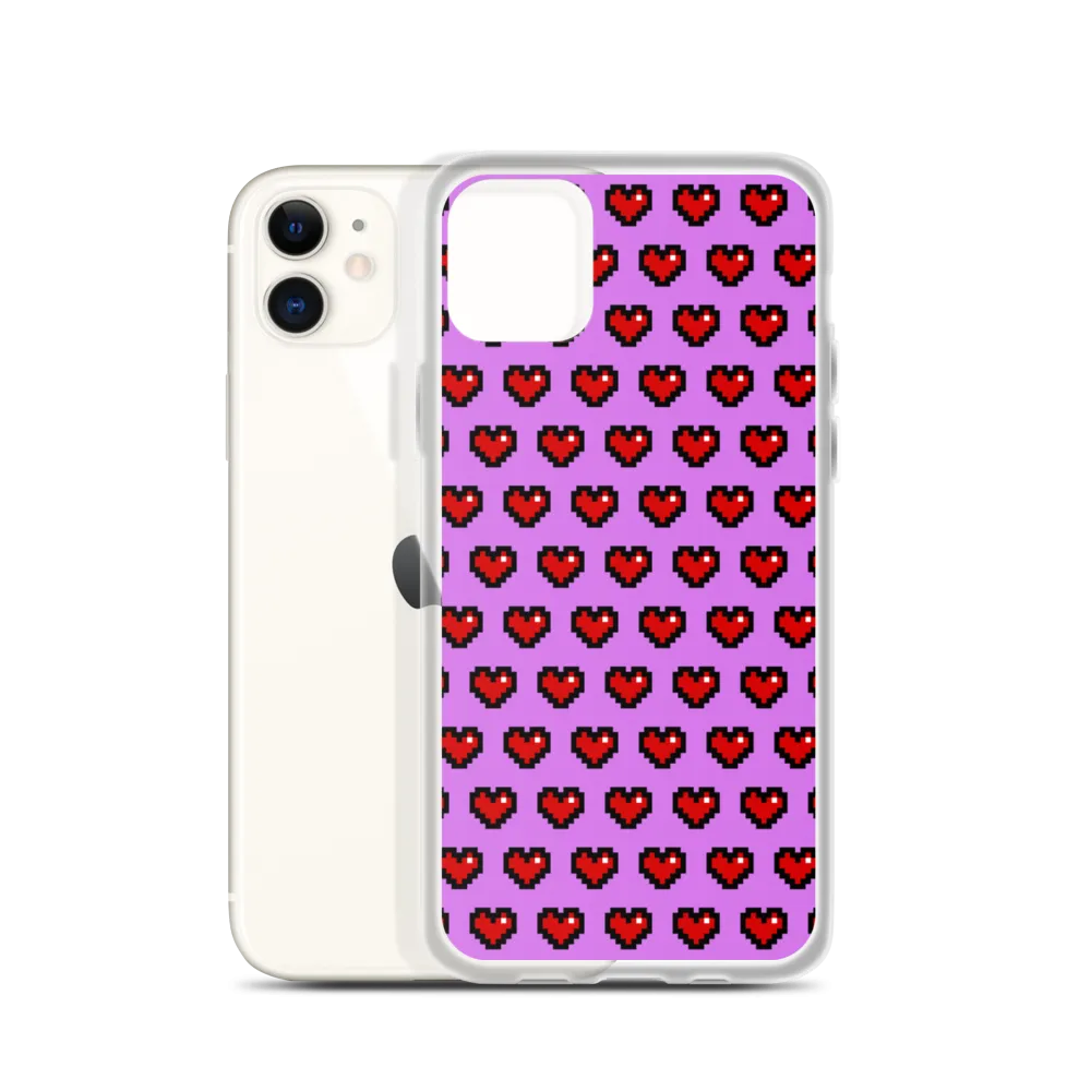 Pixel Hearts Phone Case (iPhone 7/7 Plus/8/8 Plus/X/XS/XS Max/XR/11/11 Pro/11 Pro Max/SE/12/12 Mini/12 Pro/12 Pro Max)