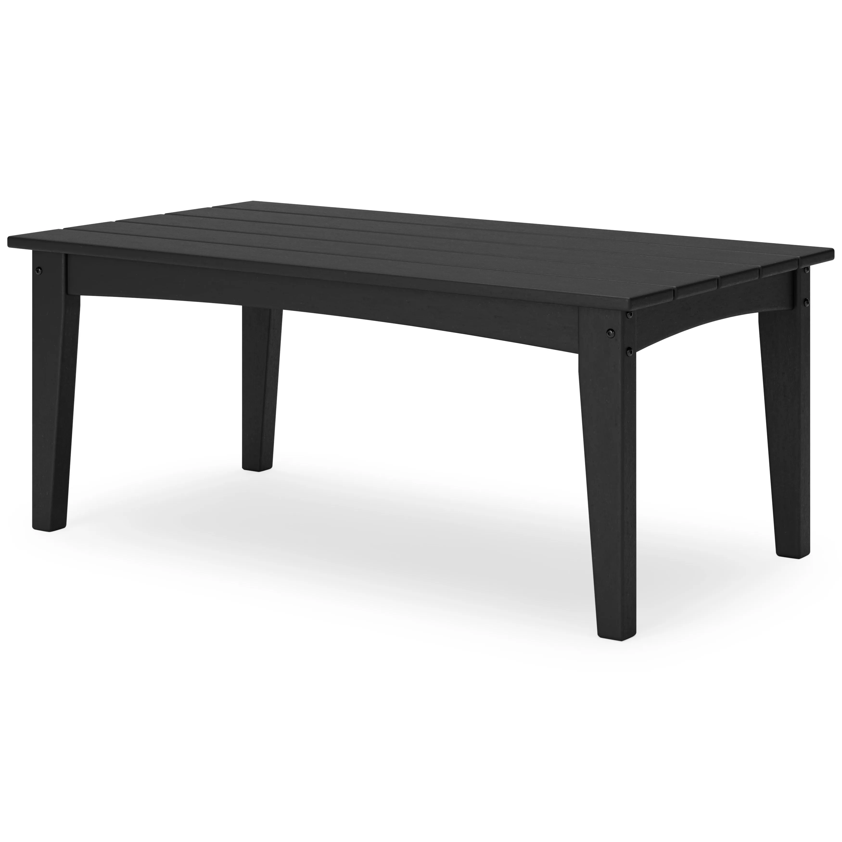 Poly Black Outdoor 44" Coffee Table