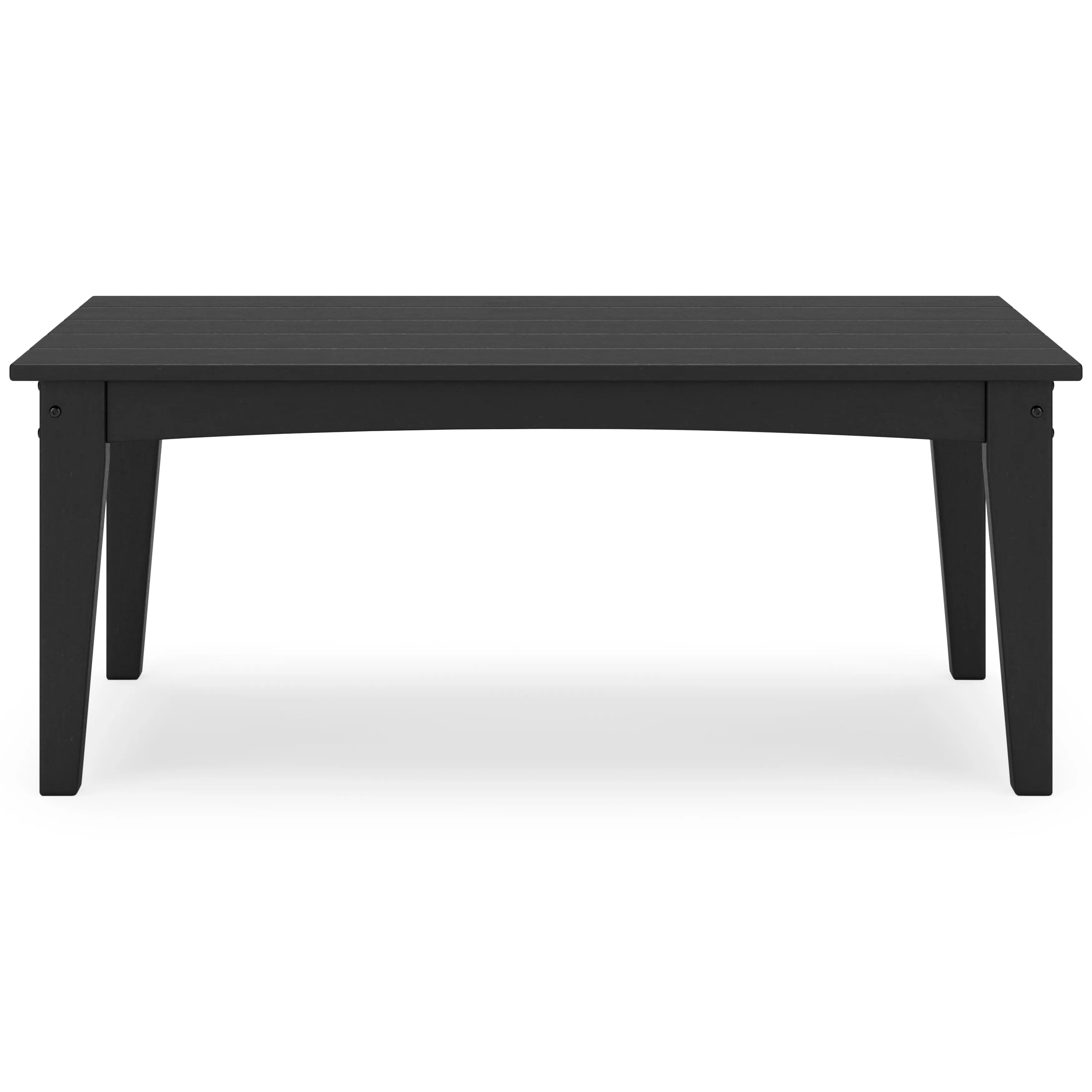 Poly Black Outdoor 44" Coffee Table