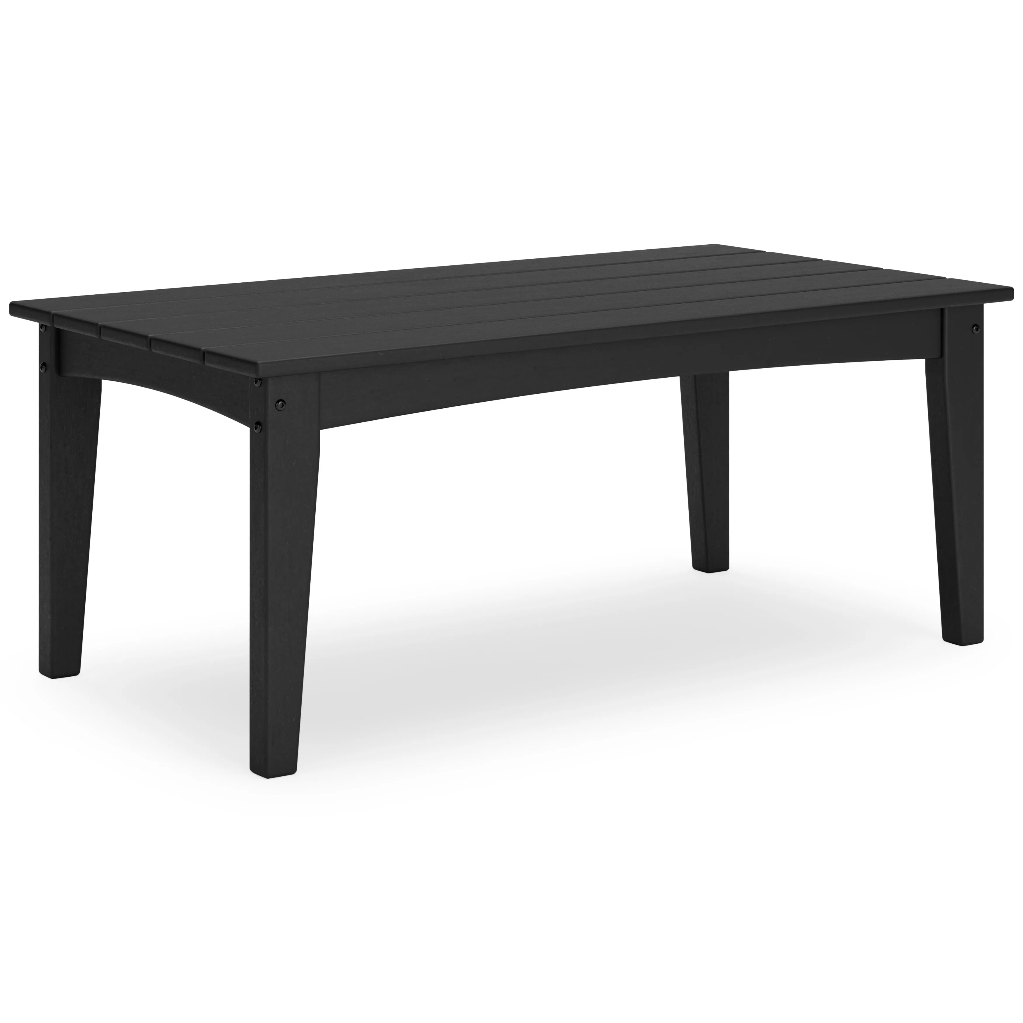 Poly Black Outdoor 44" Coffee Table