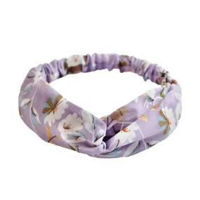 Purple Magnolia Headband "Decima"