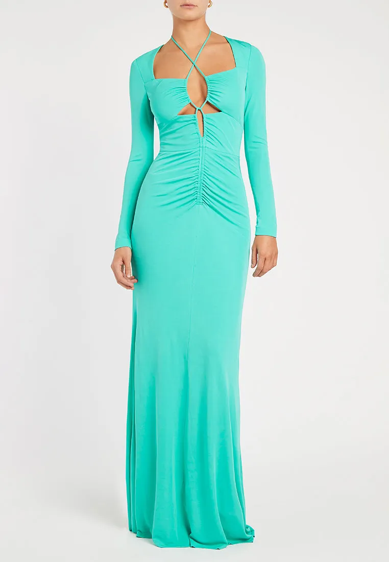 Riccardo Gown Turquoise