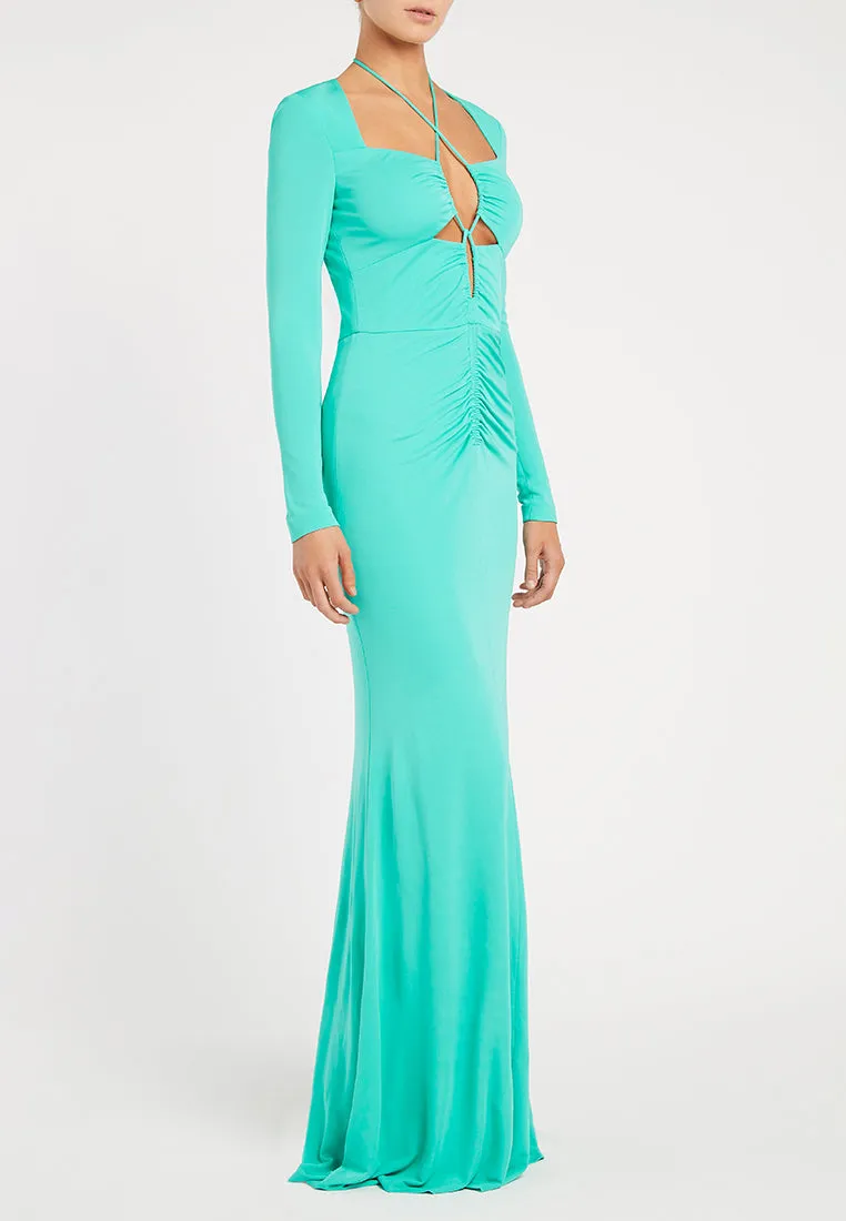 Riccardo Gown Turquoise