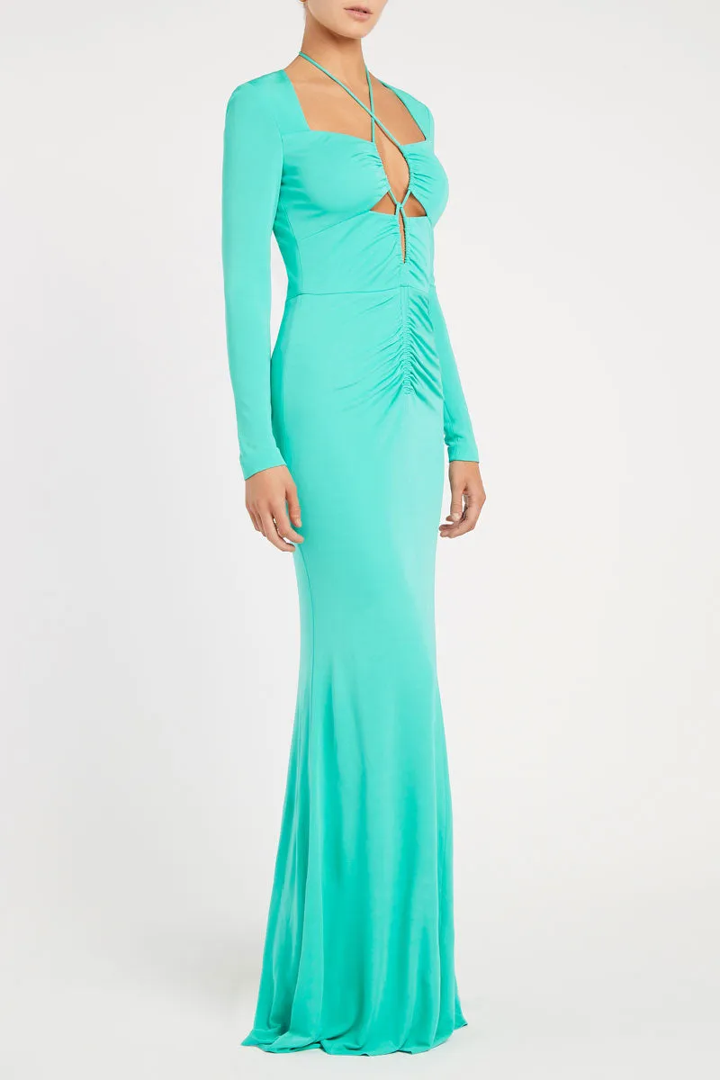 Riccardo Gown Turquoise