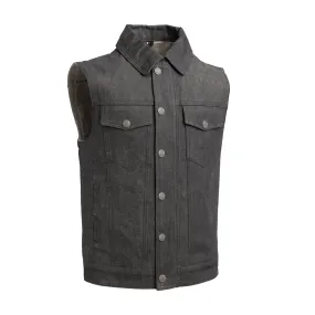 Rook - Vest Only - Men's Motorcycle Denim Vest