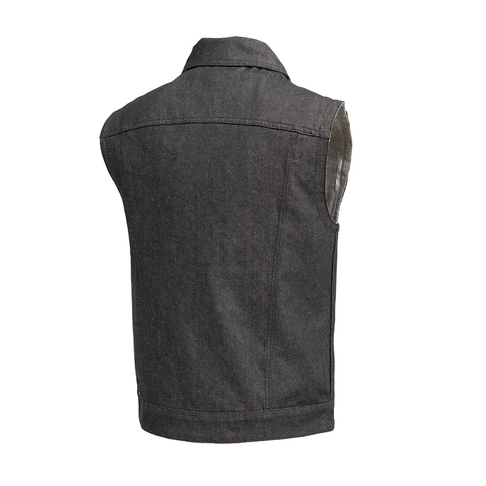 Rook - Vest Only - Men's Motorcycle Denim Vest