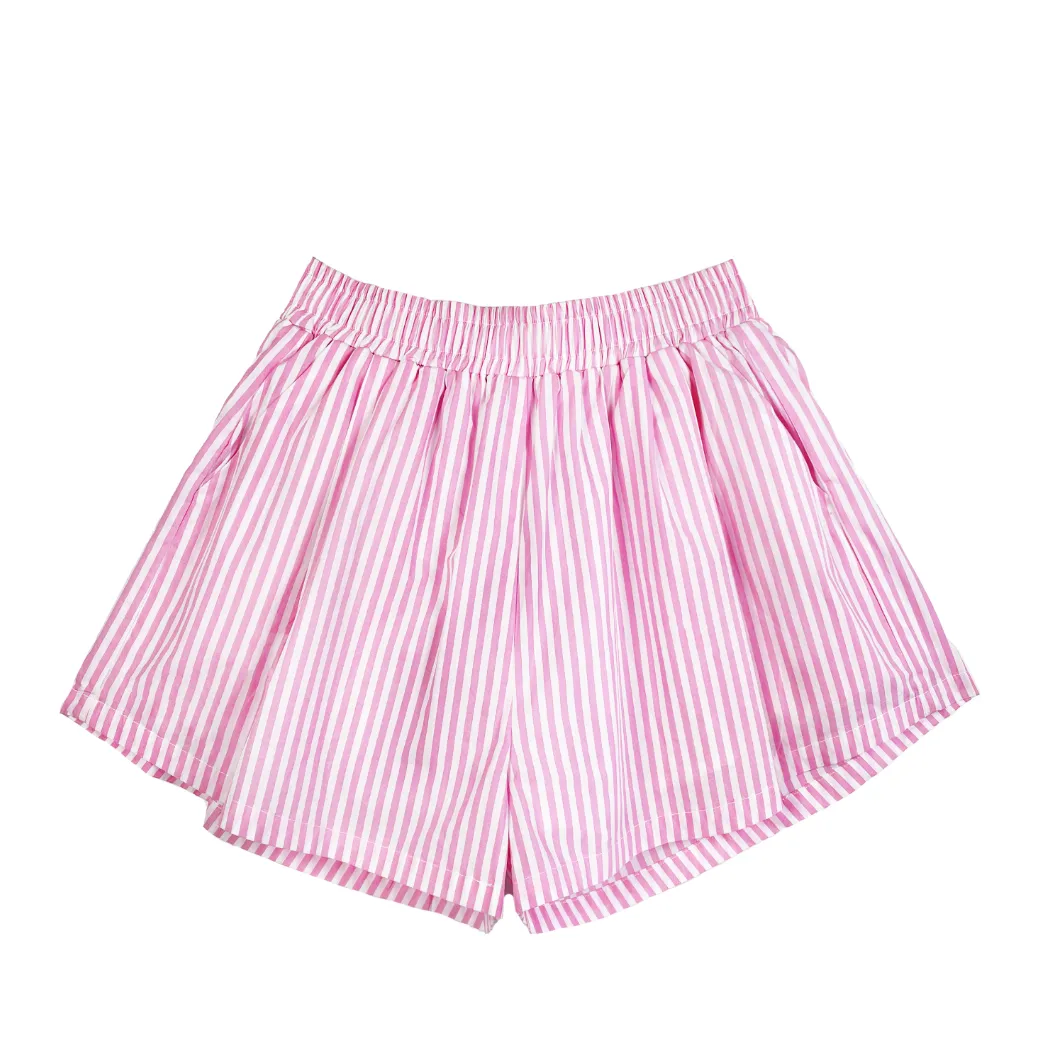 SAMPLE - Everyday Shorts - Pink Stripe