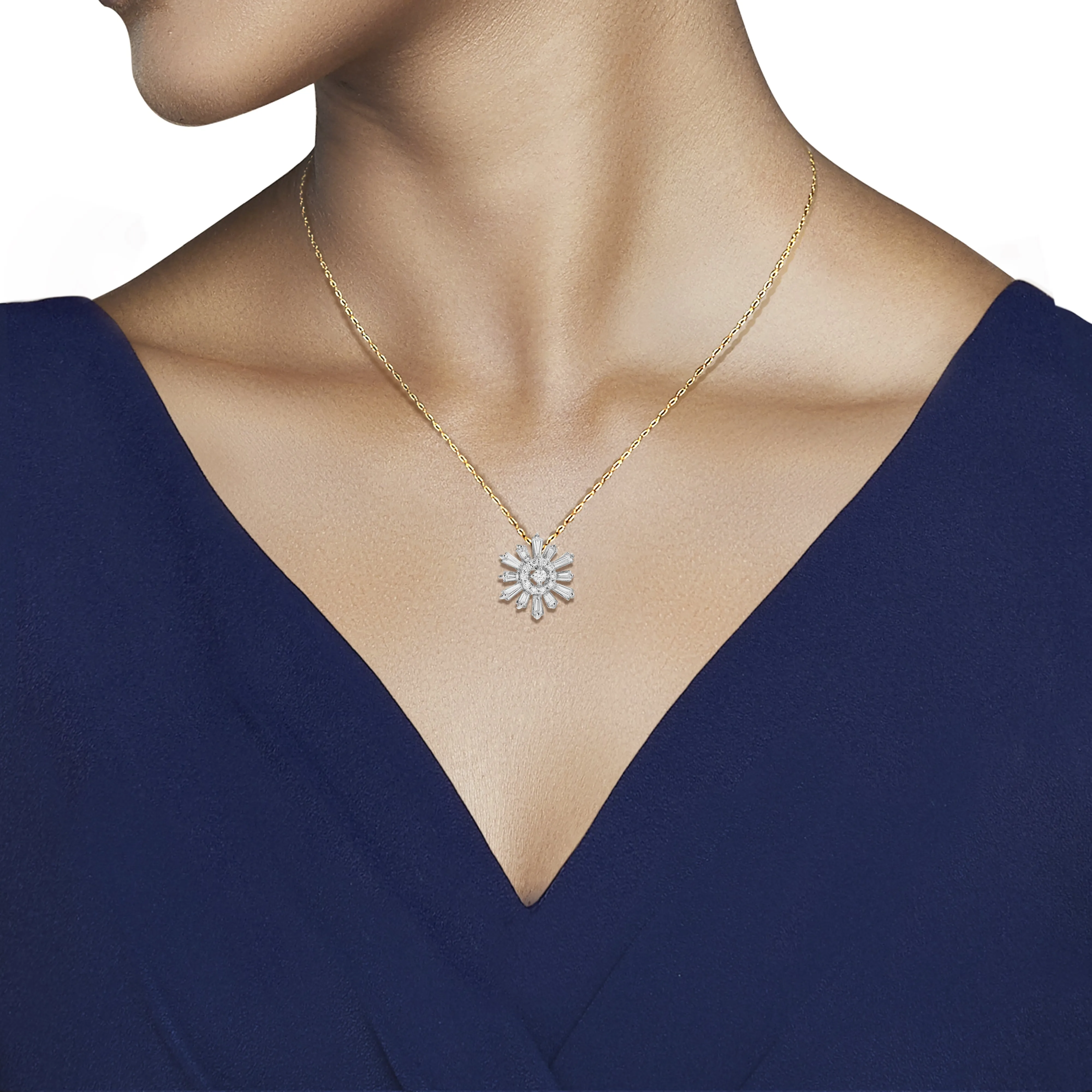 Scatter Waltz Fleur Diamond Pendant*