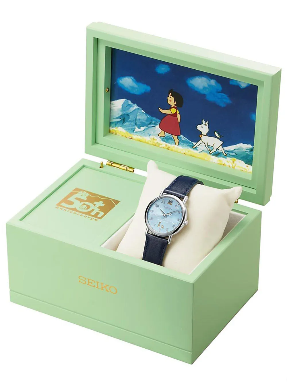 SEIKO x HEIDI A GIRL OF THE ALPS 50TH ANNIVERSARY WATCH LIMITED EDITION MADE IN JAPAN