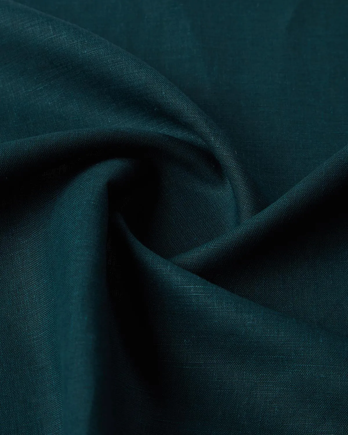 Soft Washed Linen Shirt - Bottle Green