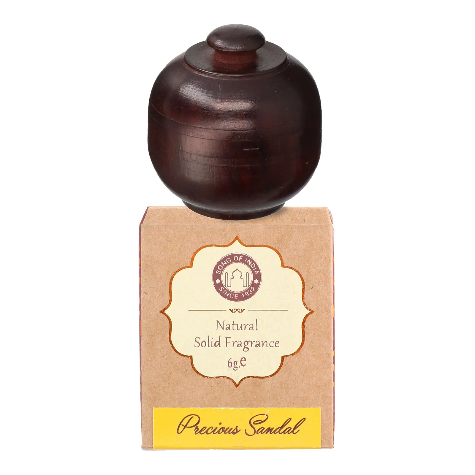 Solid Perfume in Smooth Rosewood Jar