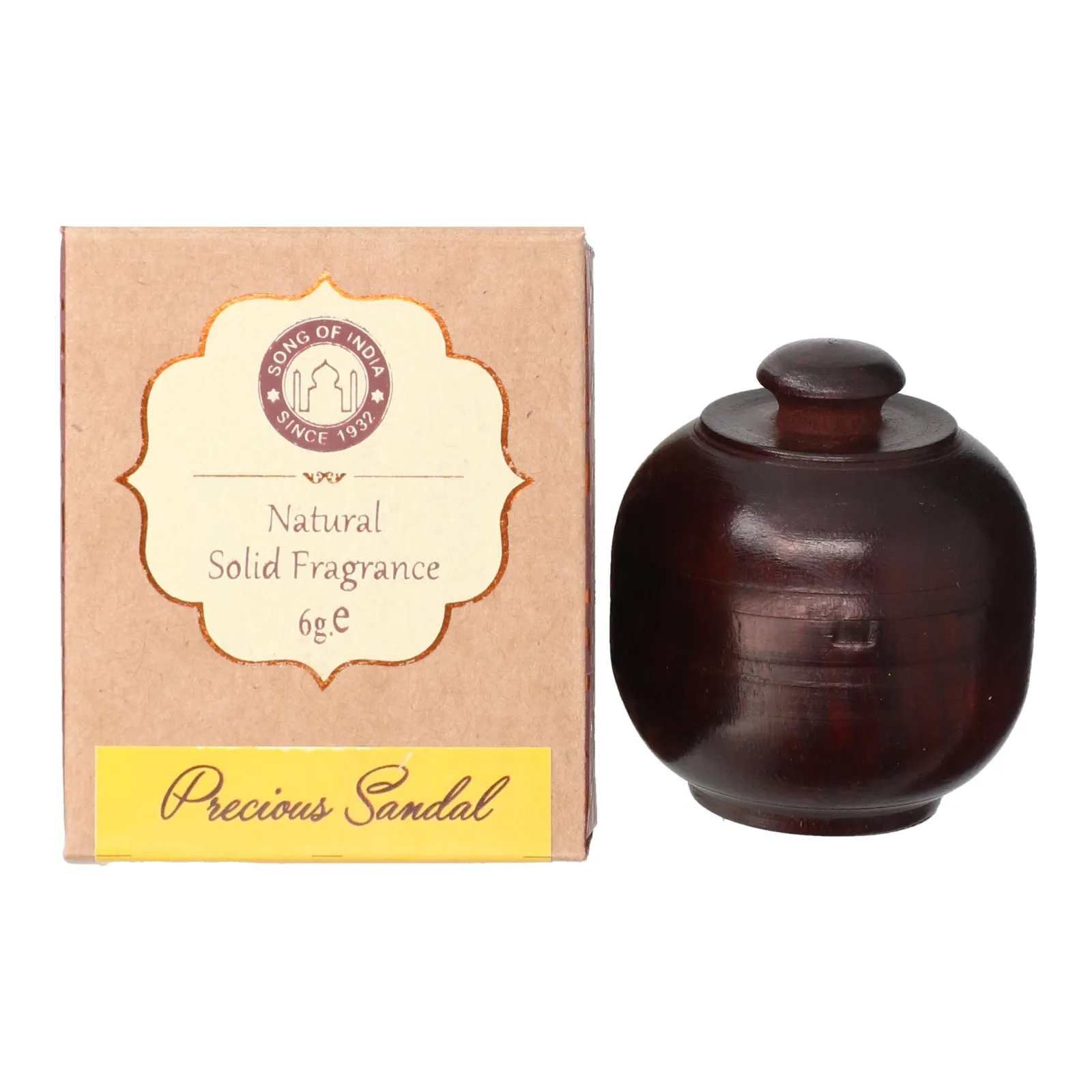 Solid Perfume in Smooth Rosewood Jar