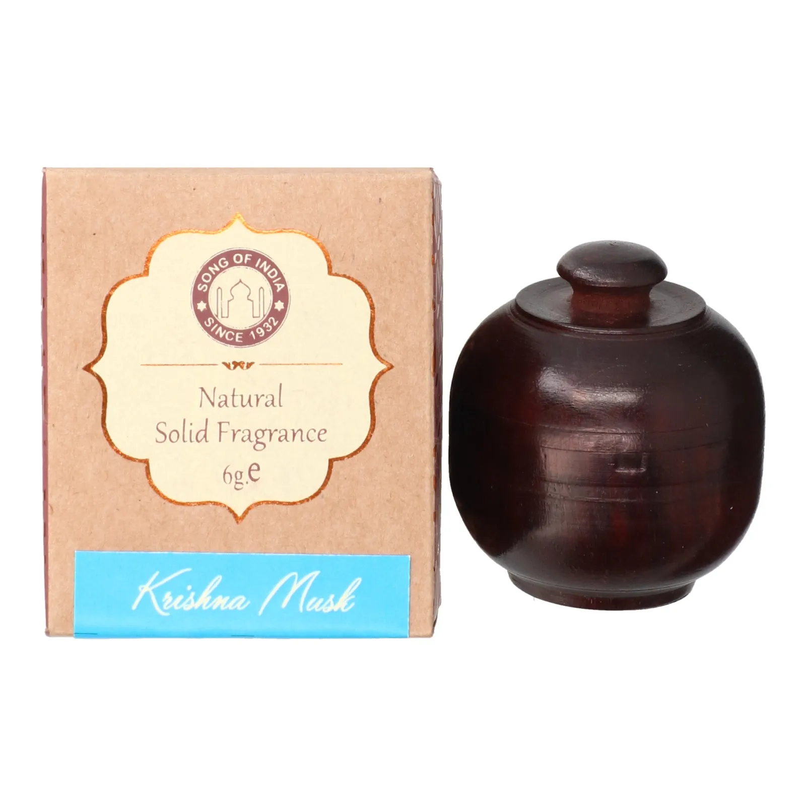 Solid Perfume in Smooth Rosewood Jar