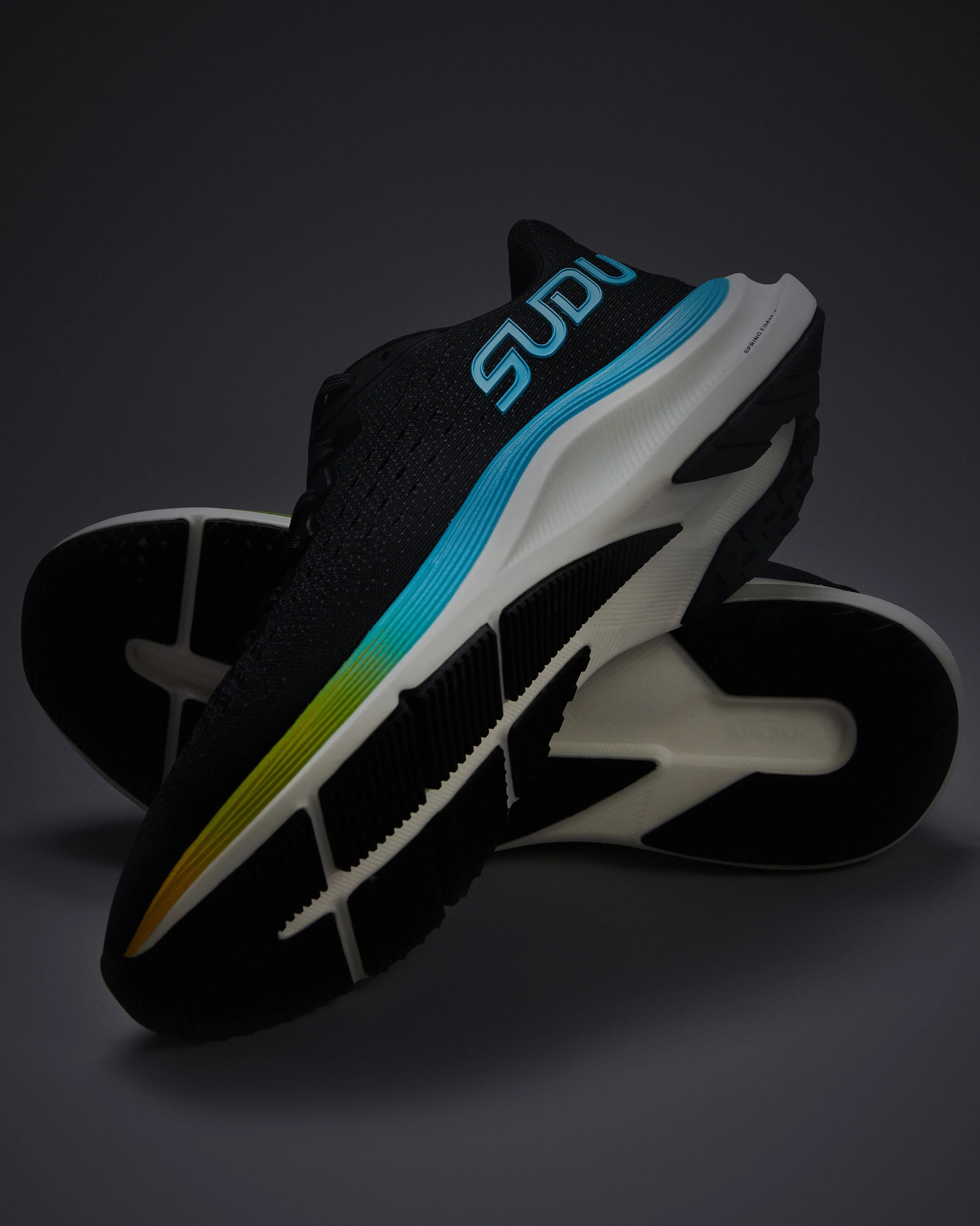 SRM 01 Running Shoes - Black/Light Blue