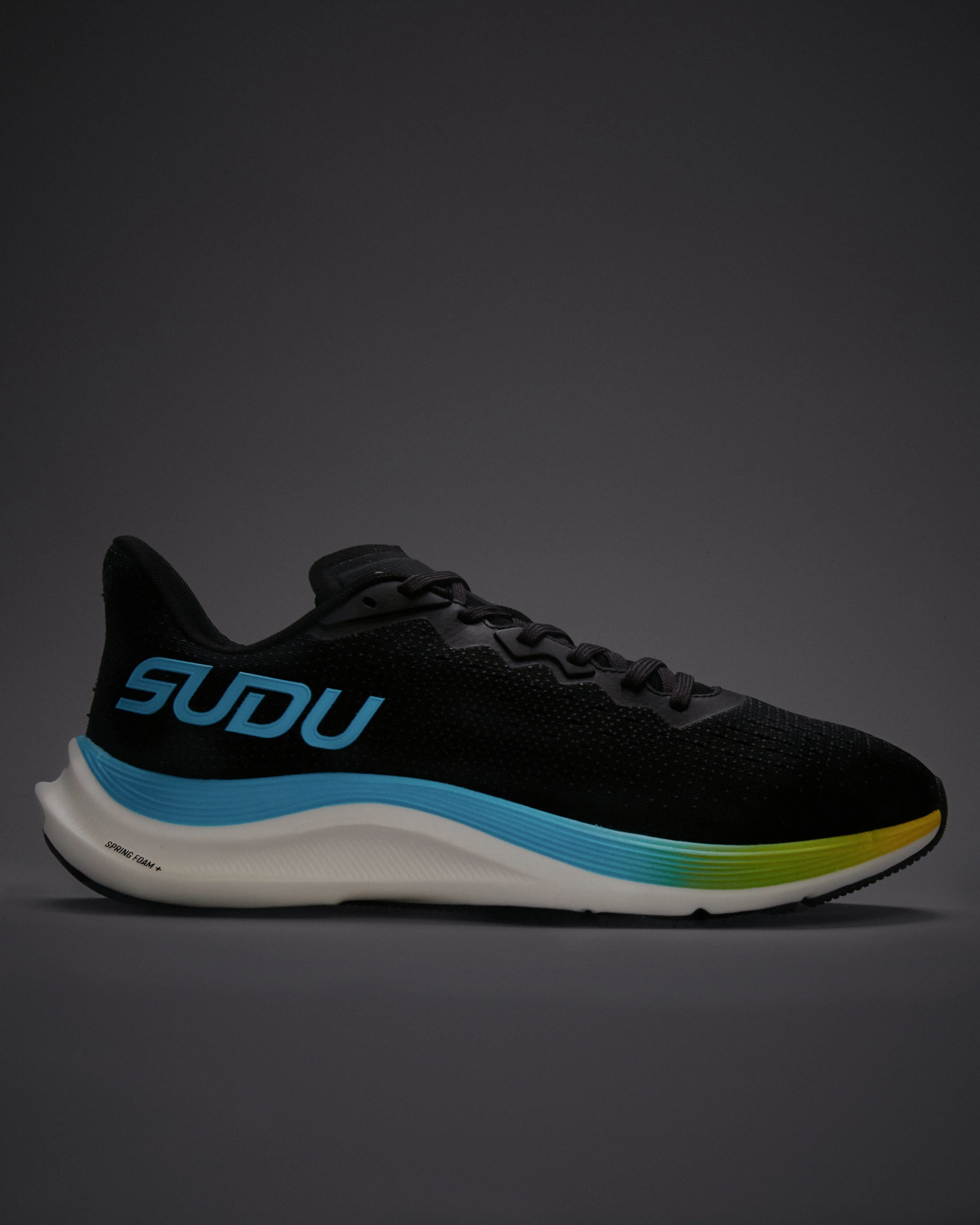 SRM 01 Running Shoes - Black/Light Blue